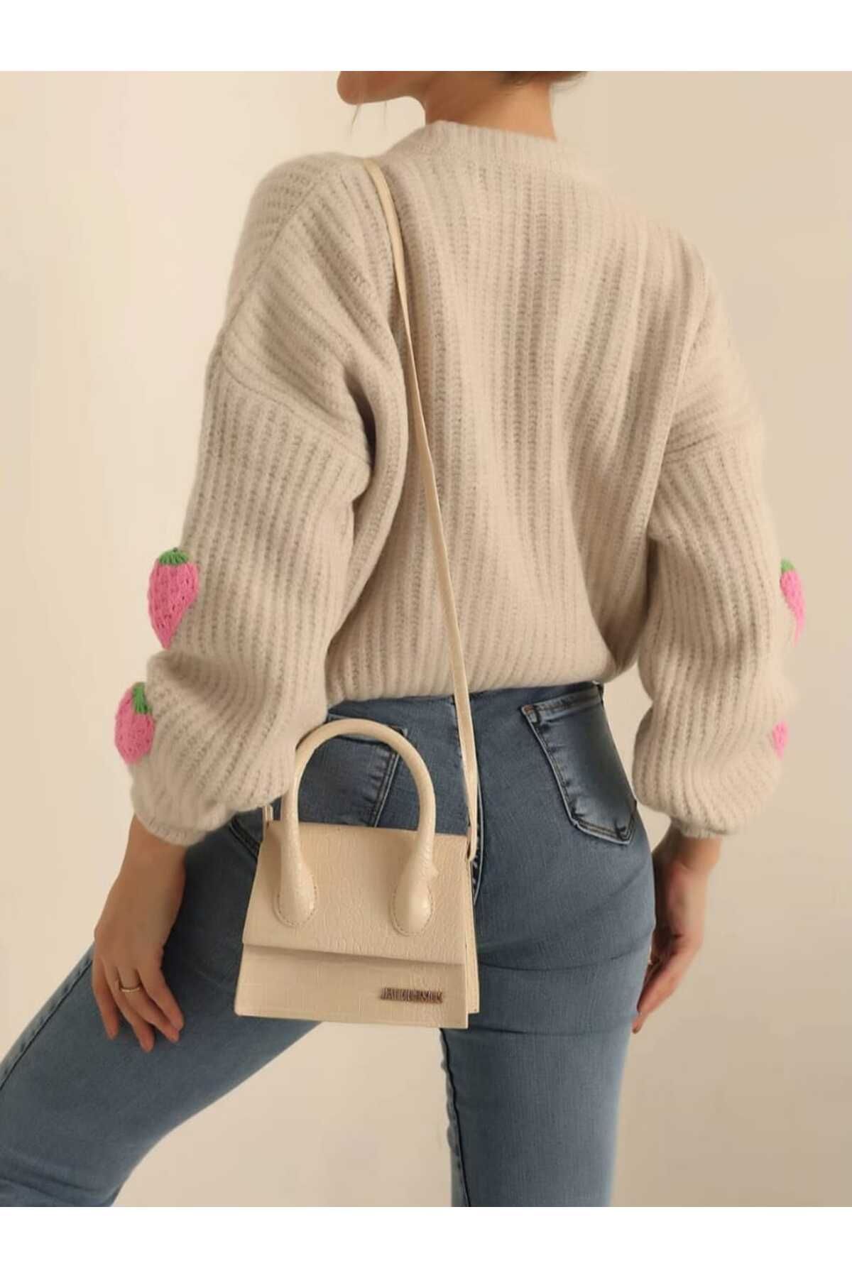 MODA Desenli El ve Omuz Çantası
