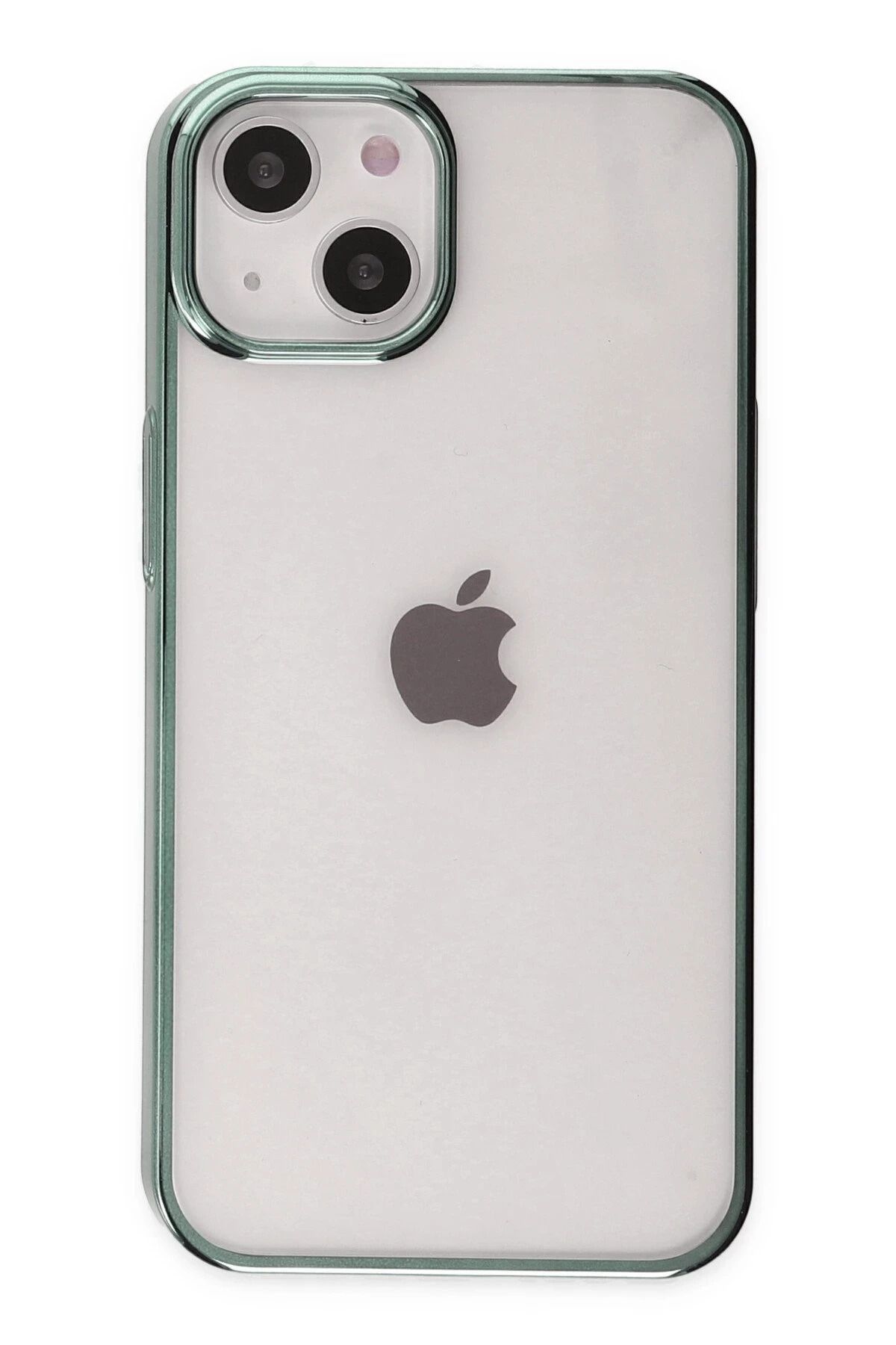 NewFace iPhone 14 Plus Kılıf Element Silikon - Yeşil BSTMY