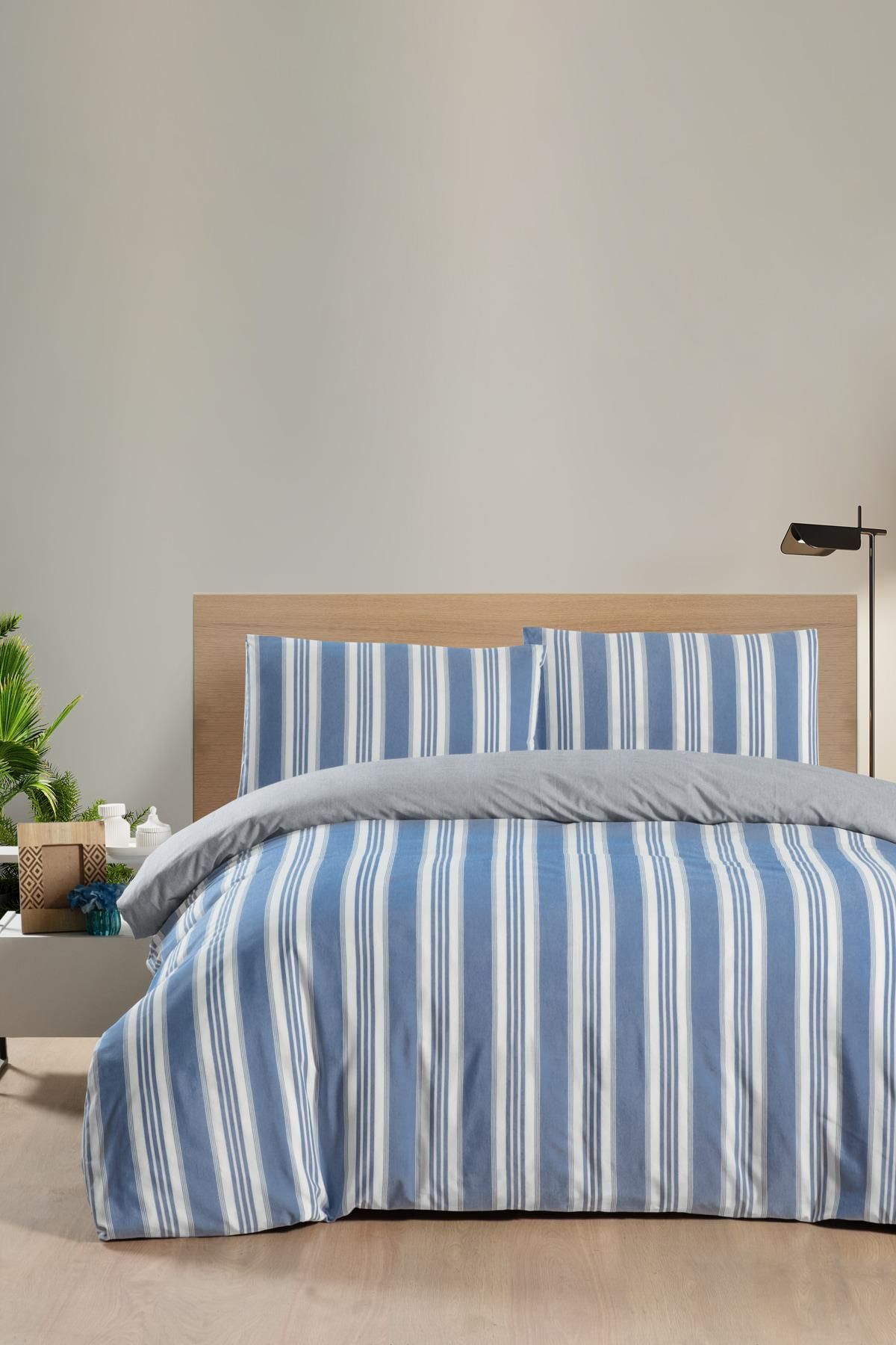 OYALI HOME COLLECTION Lastikli Çarşaflı Nevresim Takımı Tek Kişilik • Kaymaz Yatak• Modern Banyo ve Yatak Odası Dekoru