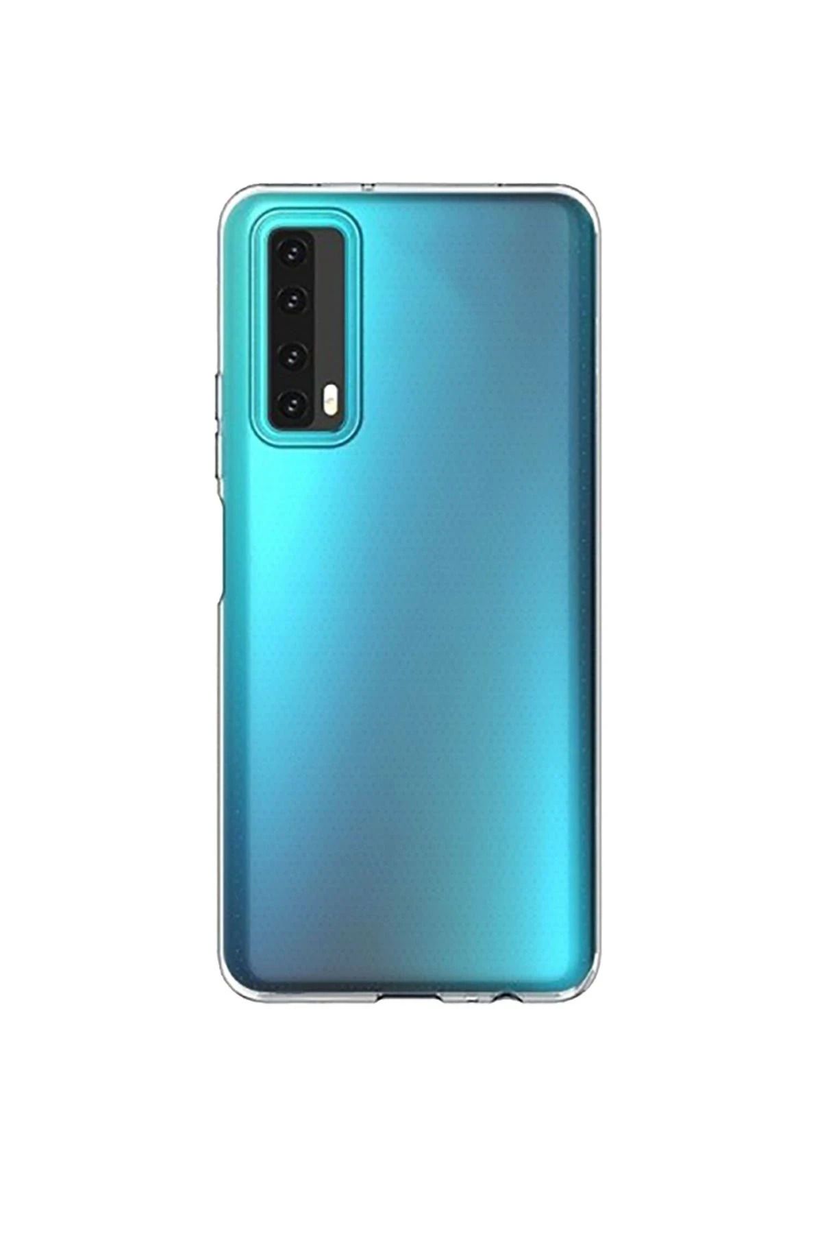 NewFace Huawei P Smart 2021 Kılıf Lüx Şeffaf Silikon - Şeffaf YNSMR