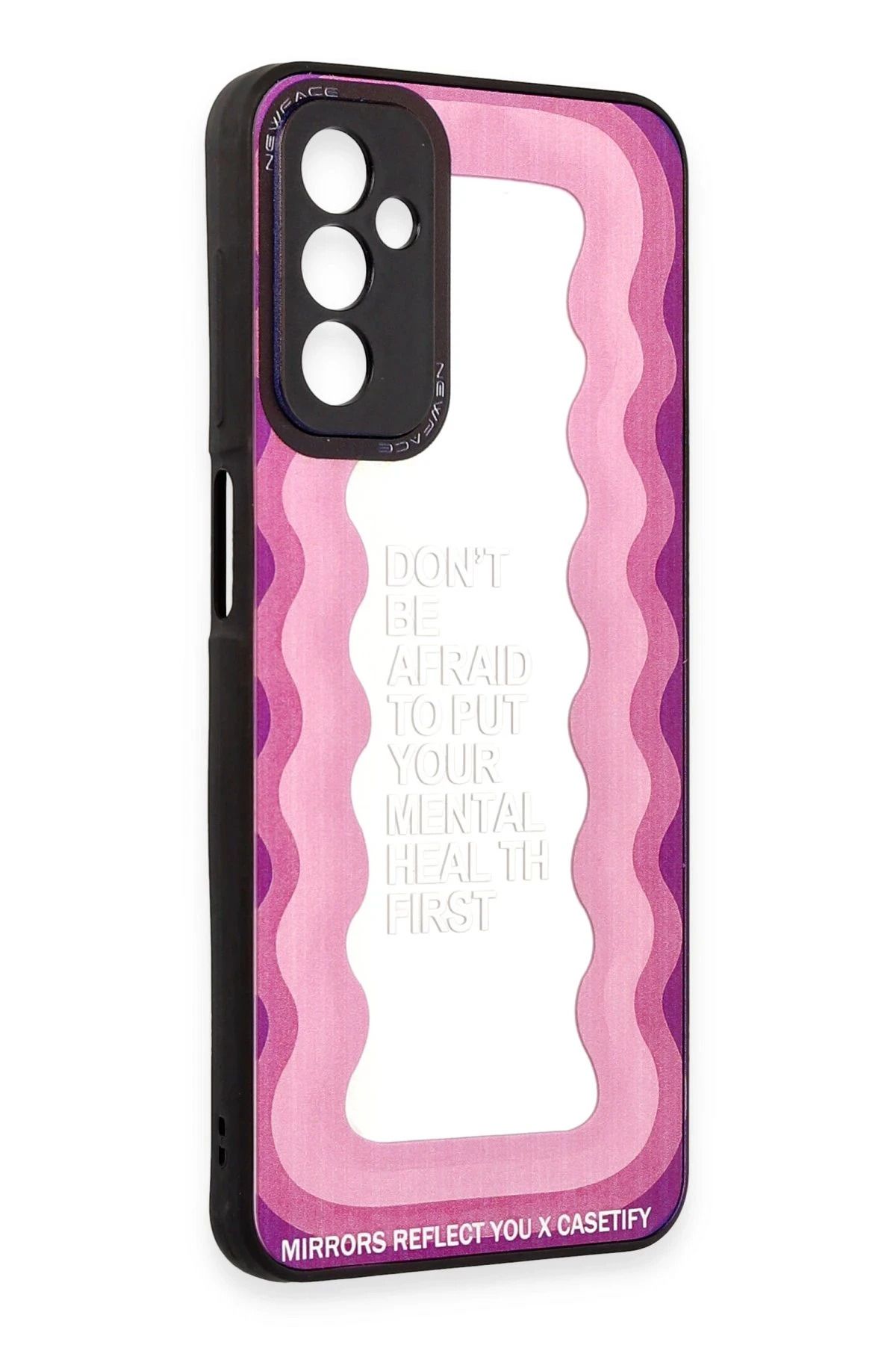 NewFace Samsung Galaxy M23 Kılıf Mirror Desenli Kapak - Mirror - 11 NRMSA