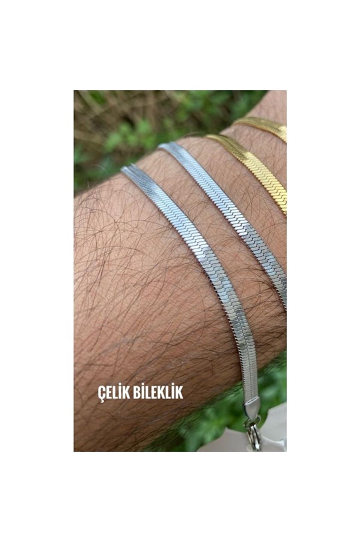 galaxyboutique Çelik İtalyan Bileklik