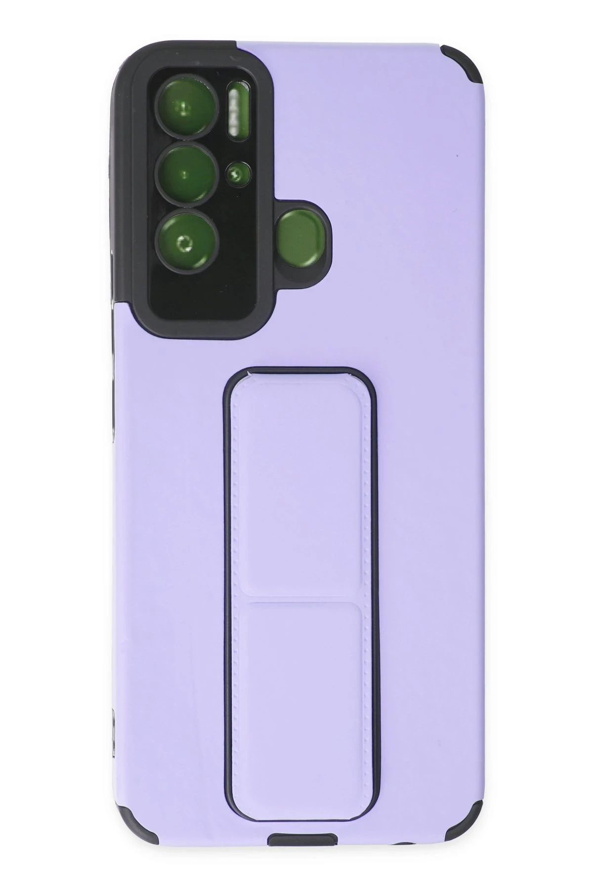 NewFace Tecno Pova Neo Kılıf Mega Standlı Silikon - Lila JOJUA