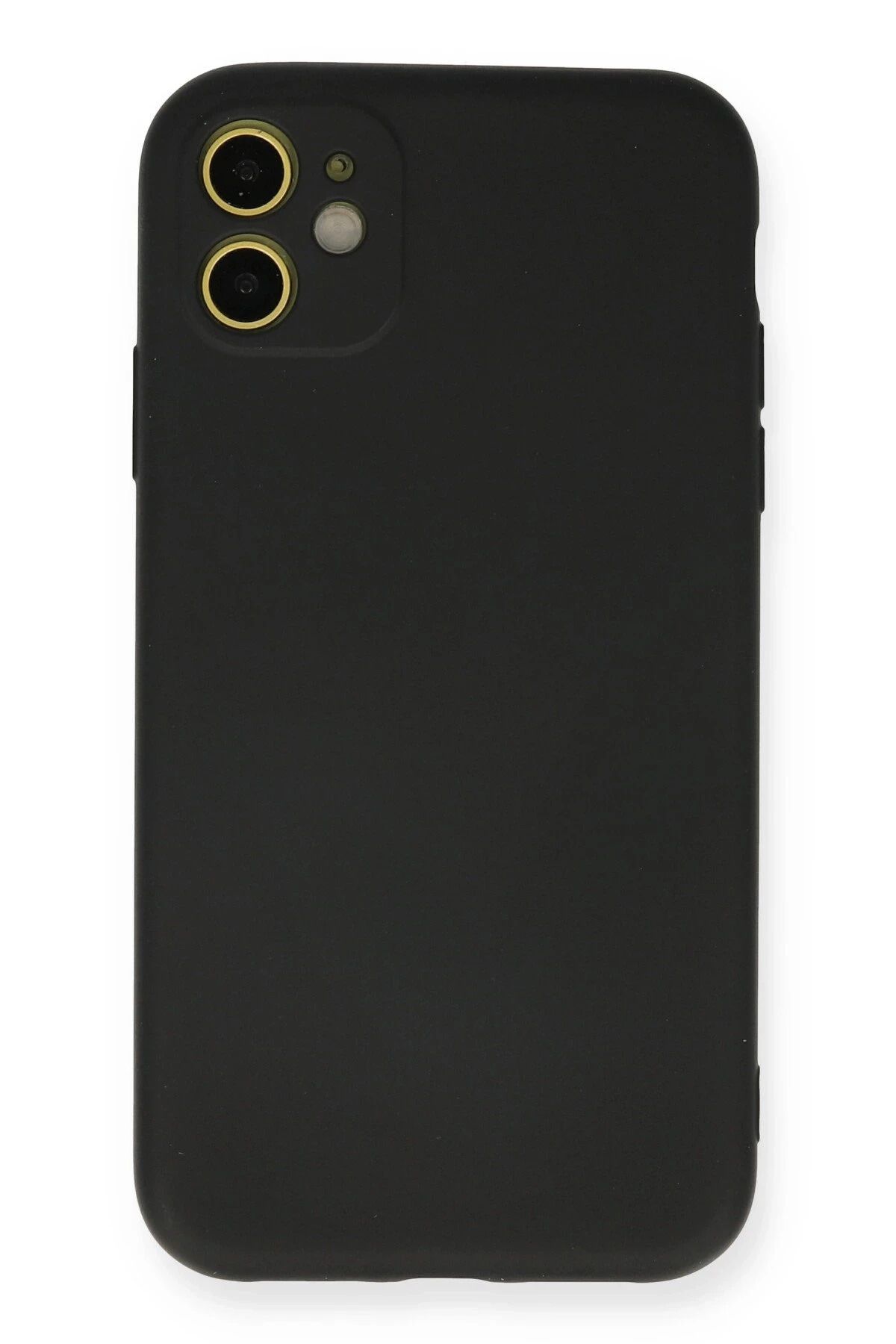 NewFace iPhone 11 Kılıf Nano içi Kadife Silikon - Siyah INSLM