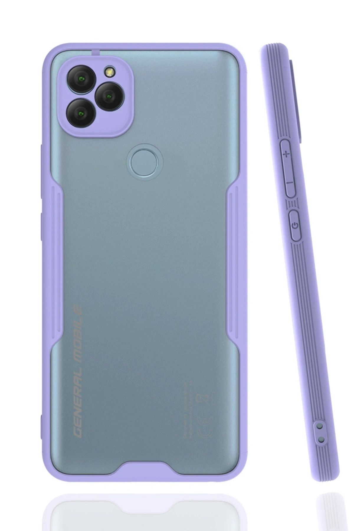 NewFace General Mobile GM 22 Kılıf Platin Silikon - Lila INSLM
