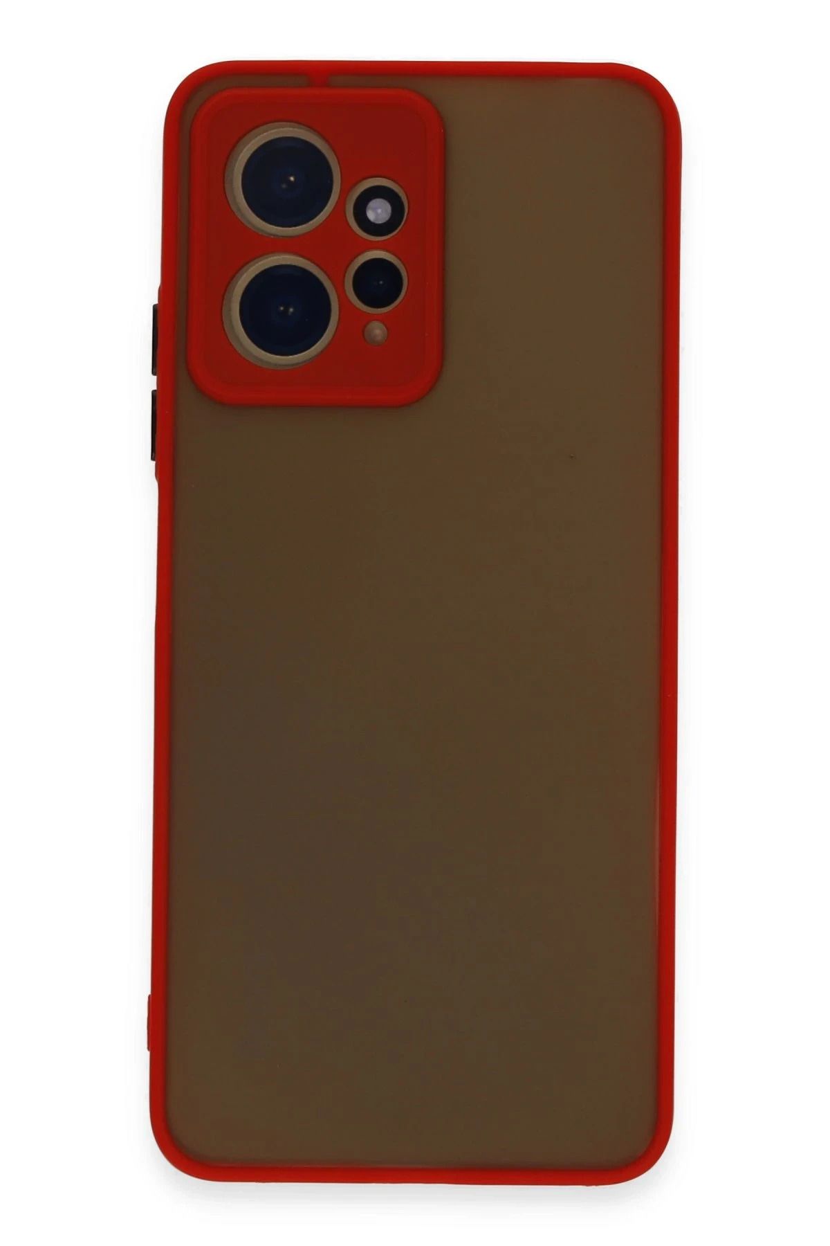NewFace Xiaomi Redmi Note 12 4G Kılıf Montreal Silikon Kapak - Kırmızı JOJUA