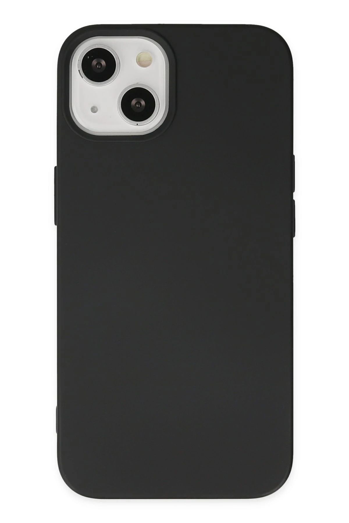 NewFace iPhone 14 Plus uyumlu Kılıf Nano içi Kadife Silikon - Siyah HNZRN