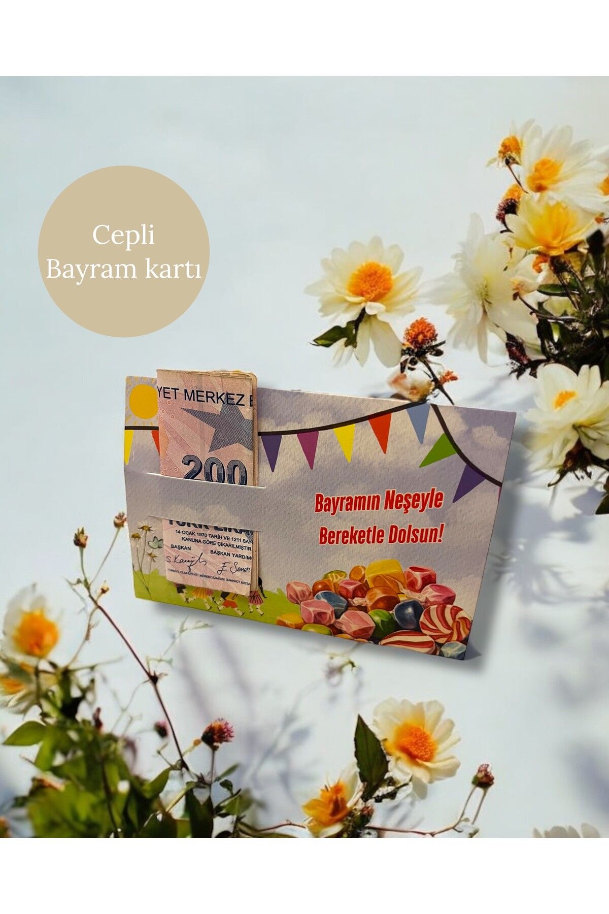 tugceshopping 20 Adet Kurban Bayramı Tebrik Kartı Bayram Hediye Kartı Para Kartı Bayramlık Harçlık Kart Etiket