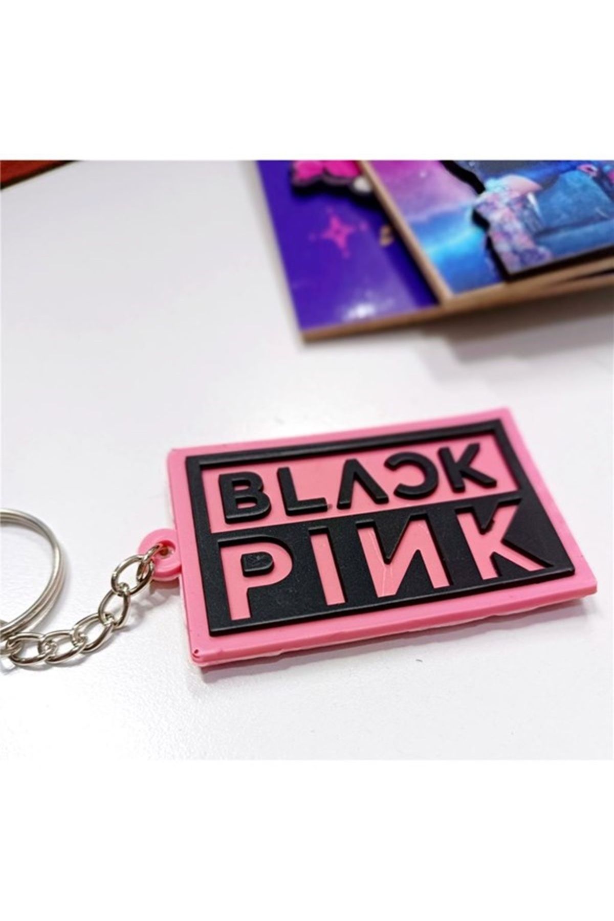galaxyboutique Black Pink plastik anahtarlık