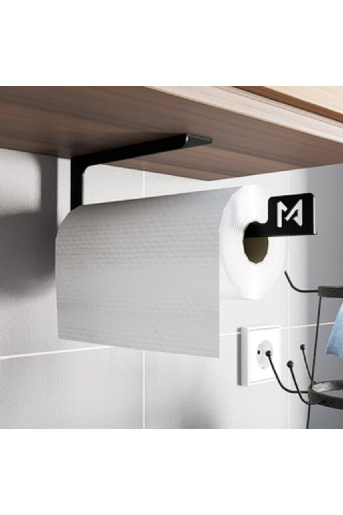 STOREMAX daiviolastore 1.5mm Seyyar Gezen Rulo Tutucu Kağıt Havlu Rulo Tutucu,Mutfak Rulosu Askısı, Mutfa