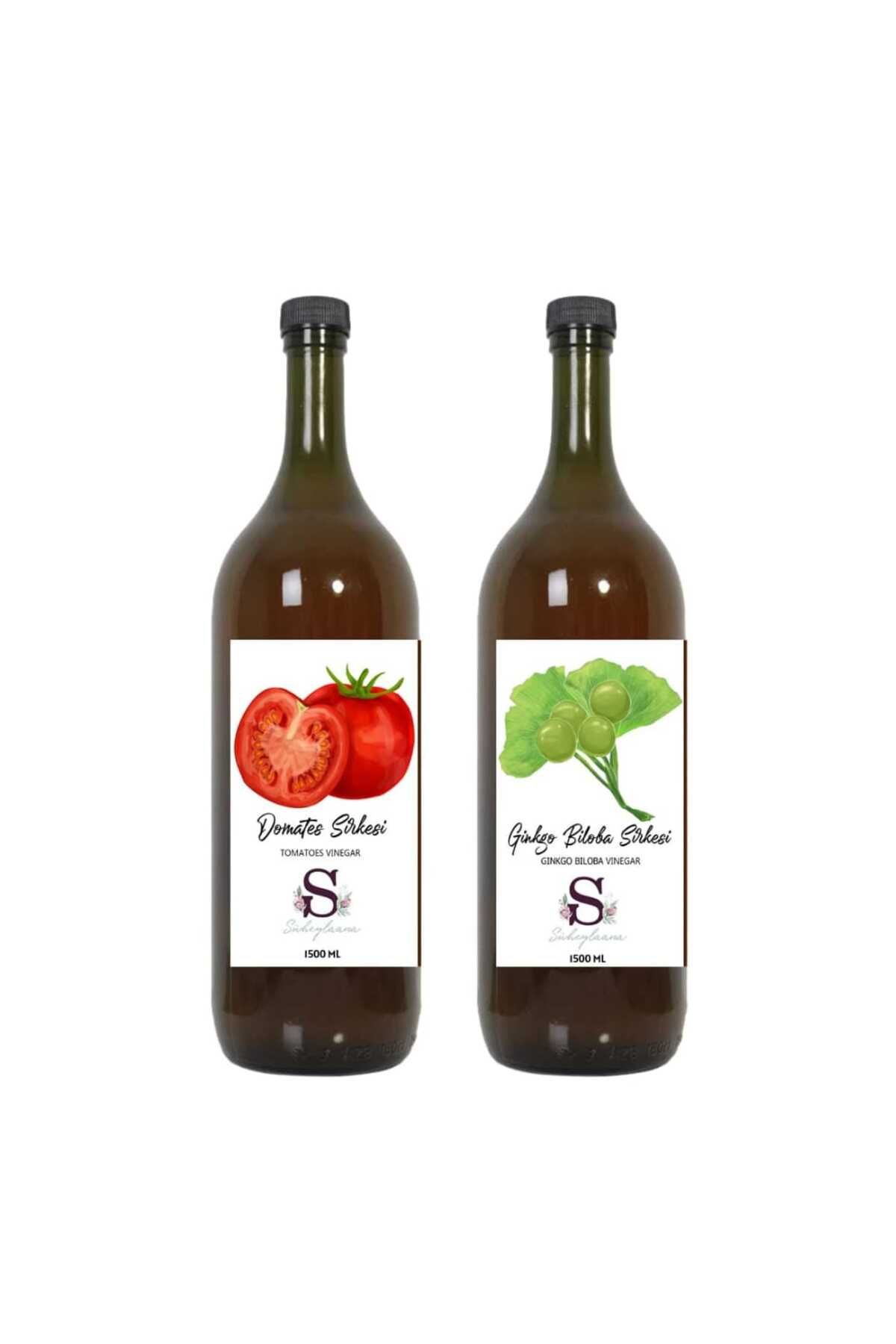 Süheylaana Doğal Domates Sirkesi 1500 Ml - Doğal Ginkgo Biloba Sirkesi 1500 Ml
