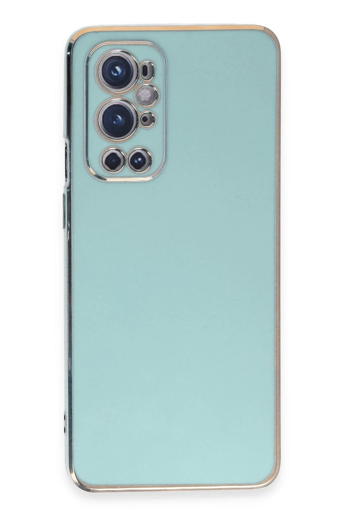 NewFace One Plus 9 Pro Kılıf Volet Silikon - Açık Yeşil BSTMY
