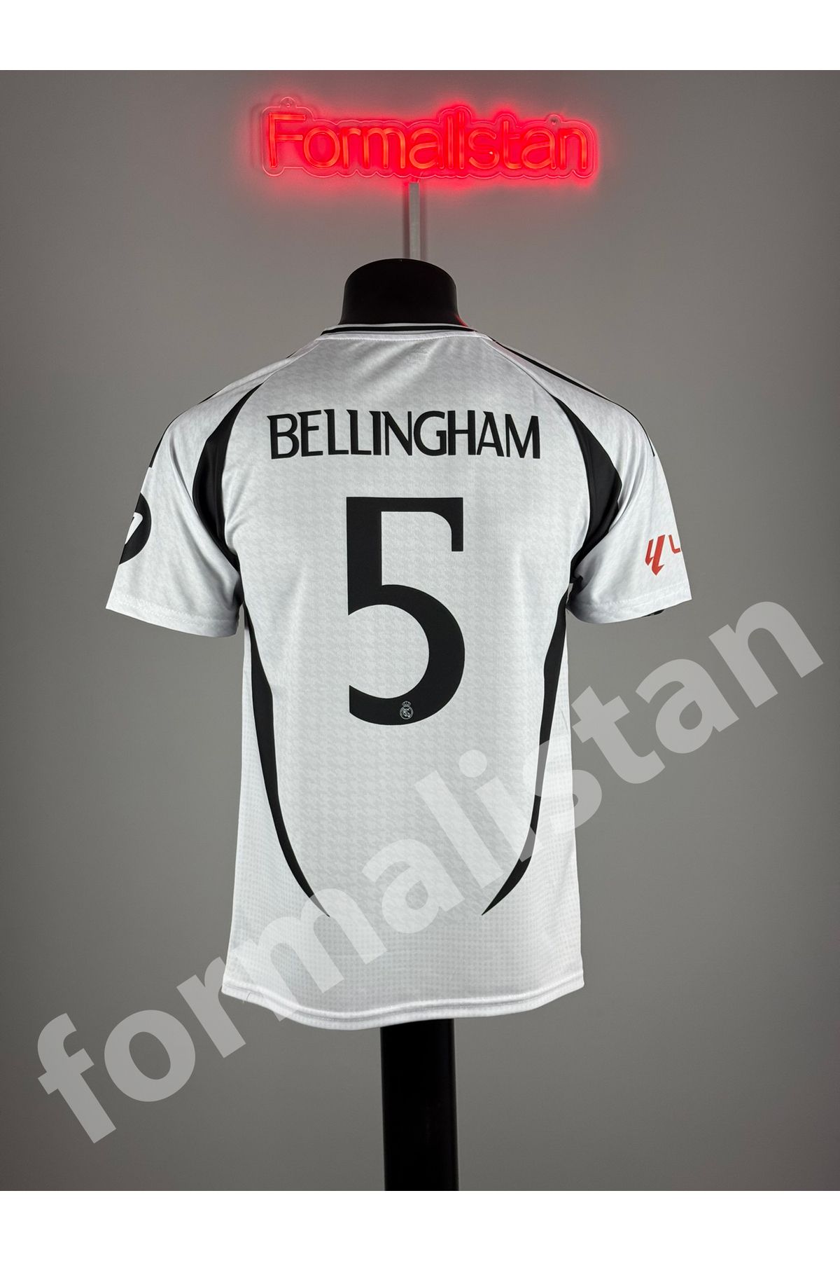Quaxram Rê.al-Mâd.rid Bellingham Futbol Forması - Beyaz
