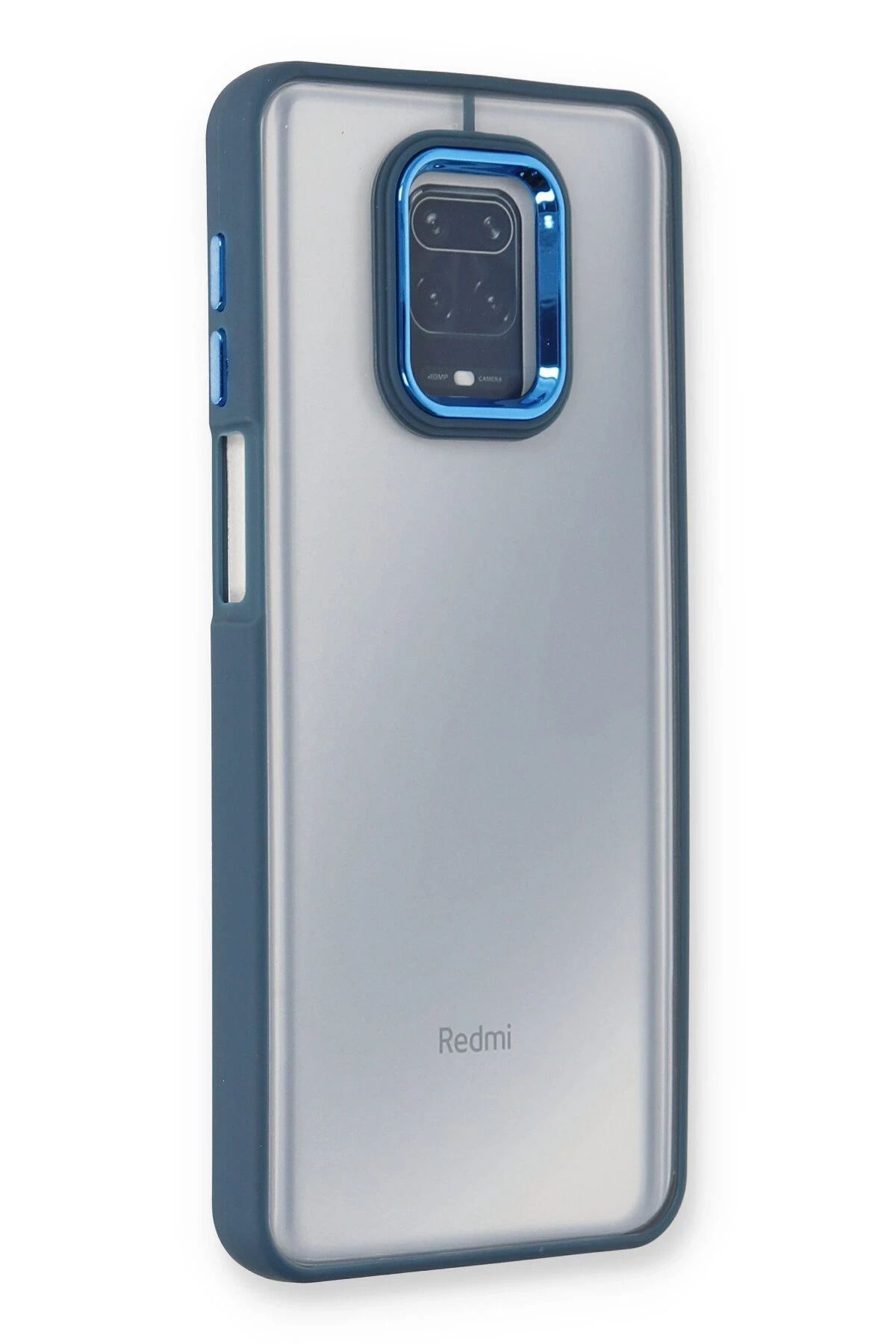 NewFace Xiaomi Redmi Note 9 Pro Kılıf Dora Kapak - Mavi YNSMR