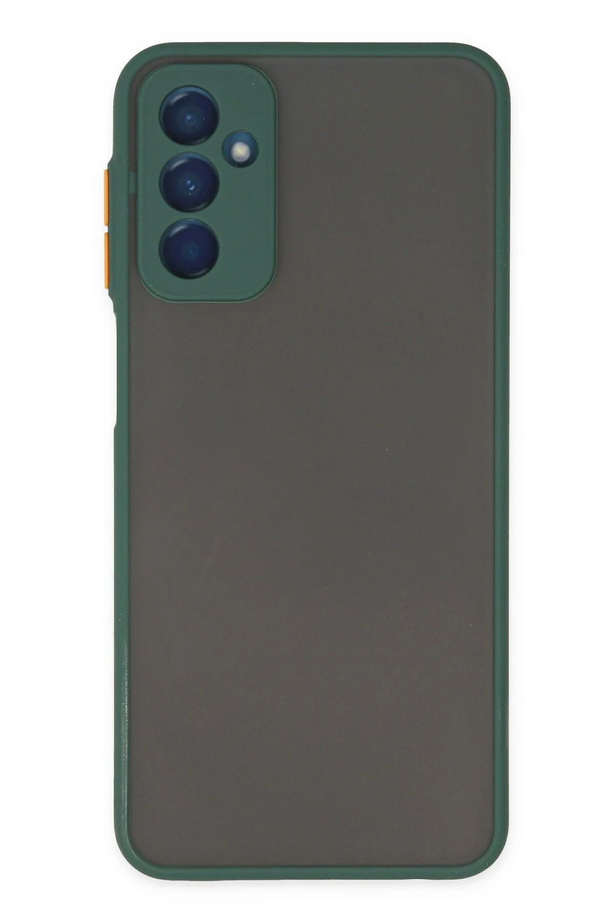 NewFace Samsung Galaxy M13 Kılıf Montreal Silikon Kapak - Yeşil HNZRN