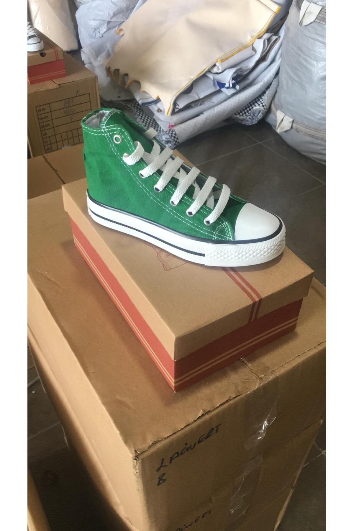 rabellashoes rabella günlük model yeşil renk ayakkabı