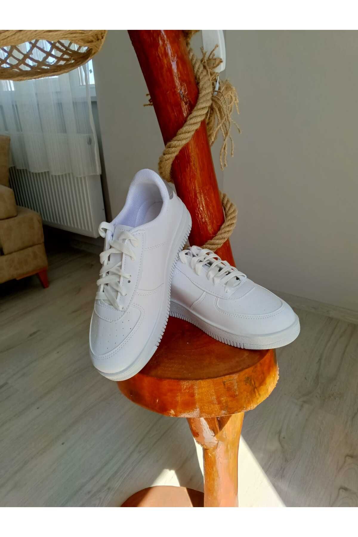 KING SEZAR Beyaz Sneaker Spor Ayakkabı Erkek Spor Ayakkabı
