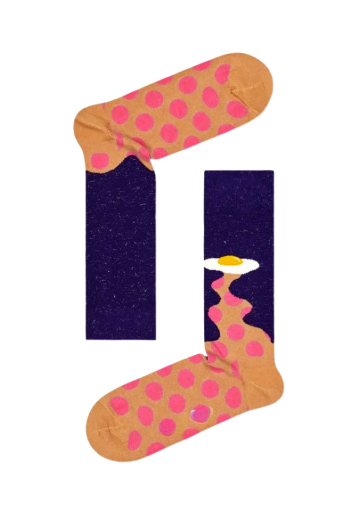 Shuttle Park Özel Seri Happy Renkli Egg Socks Space Desenli Eğlenceli Tasarım Tarz Soket Dikişsiz Çorap