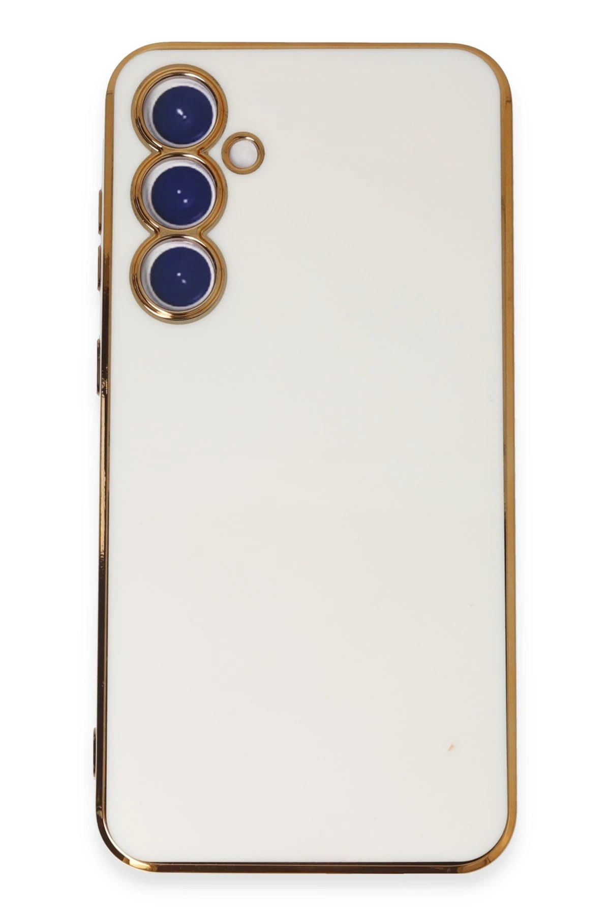 NewFace Samsung Galaxy S23 FE Kılıf Volet Silikon - Beyaz HNZRN