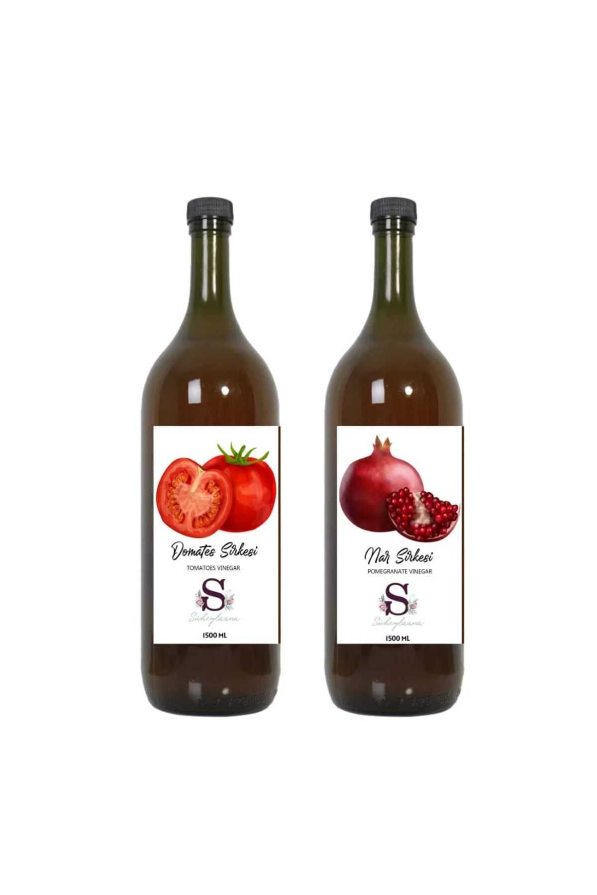 Süheylaana Doğal Domates Sirkesi 1500 Ml - Doğal Nar Sirkesi 1500 Ml