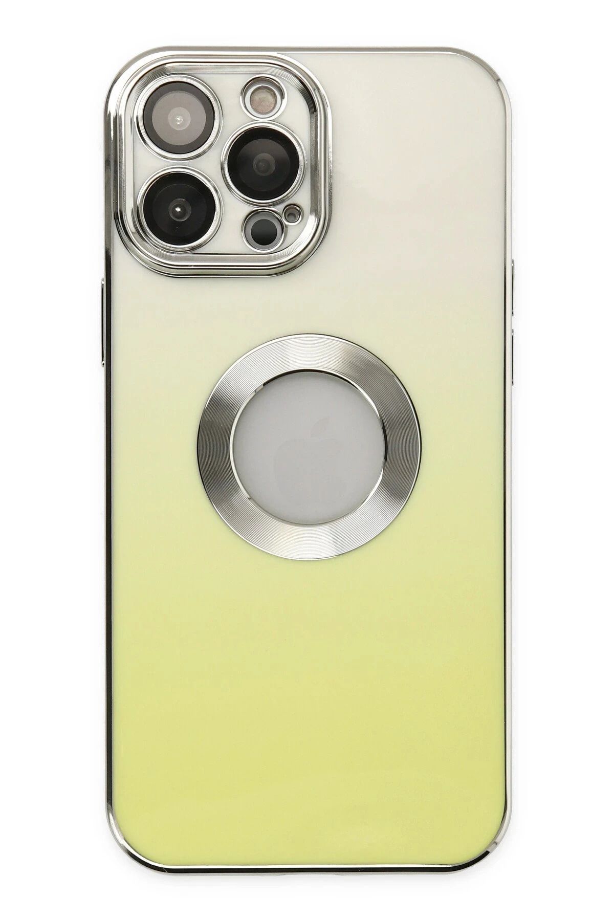 NewFace iPhone 14 Pro Max Kılıf Best Silikon - Sarı JOJUA