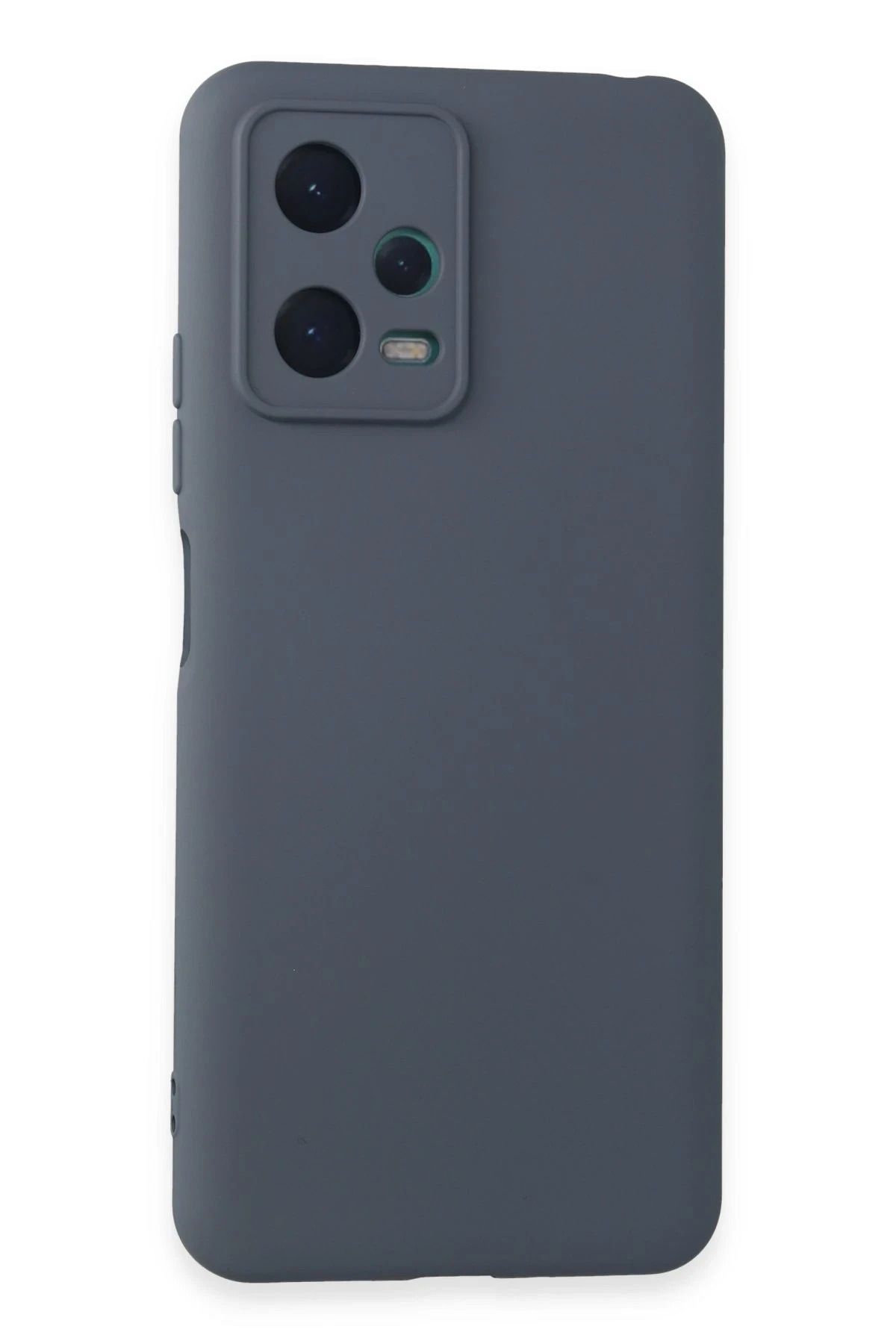 NewFace Xiaomi Redmi Note 12 5G Kılıf Nano içi Kadife Silikon - Gri BSTMY