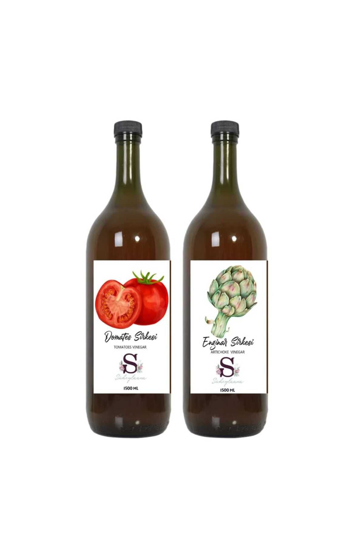 Süheylaana Doğal Domates Sirkesi 1500 Ml - Doğal Enginar Sirkesi 1500 Ml