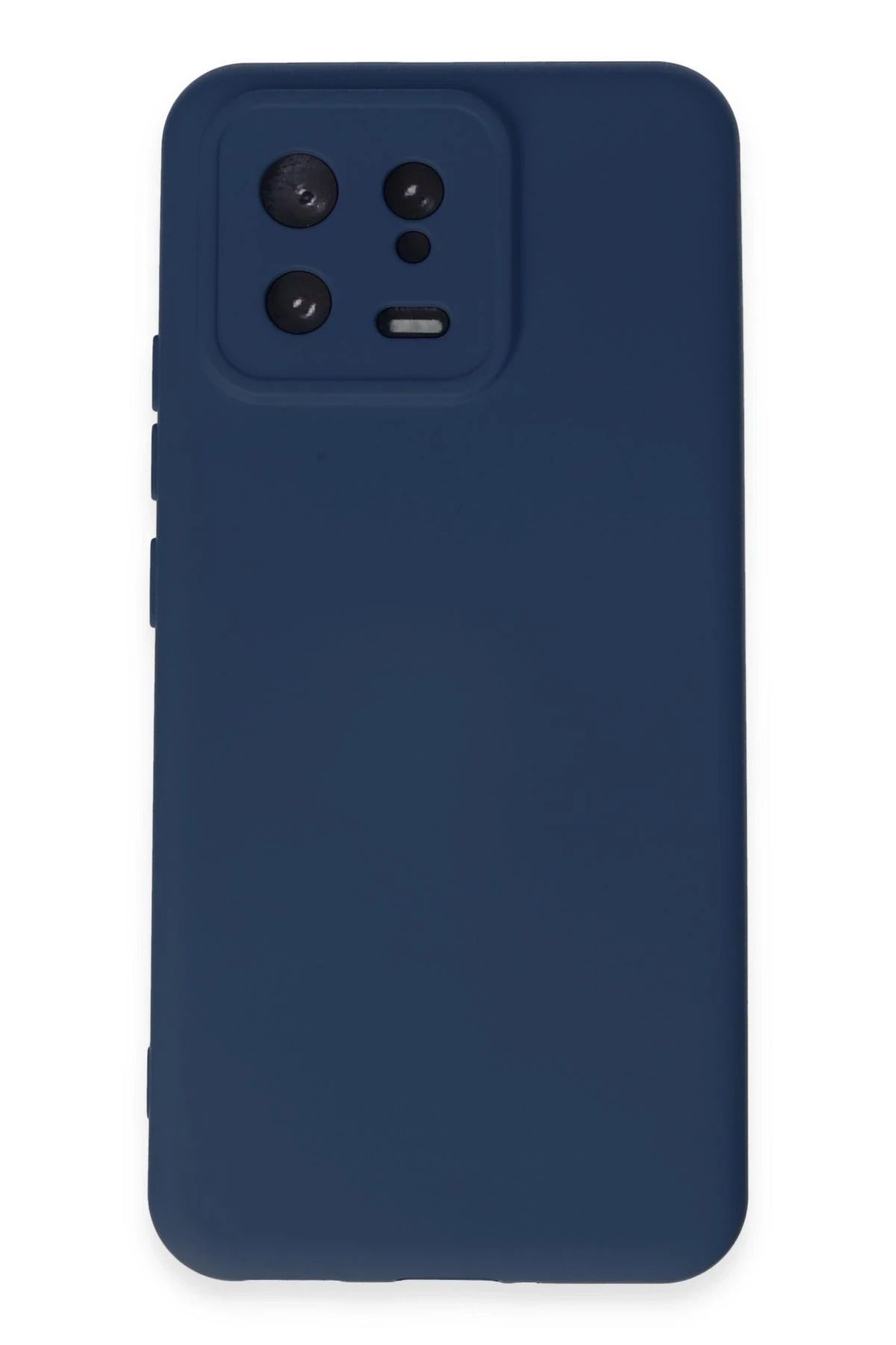 NewFace Xiaomi Mi 13 Kılıf Nano içi Kadife Silikon - Lacivert JOJUA