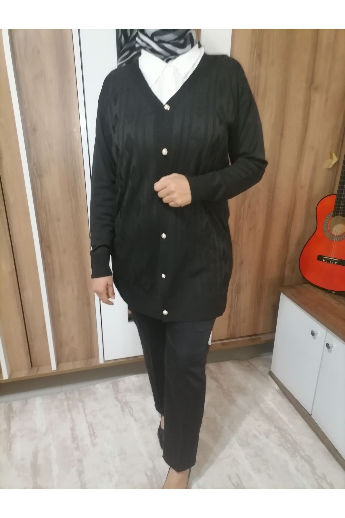 Jose Clothing İnce Tesettür Triko Ceket Yelek