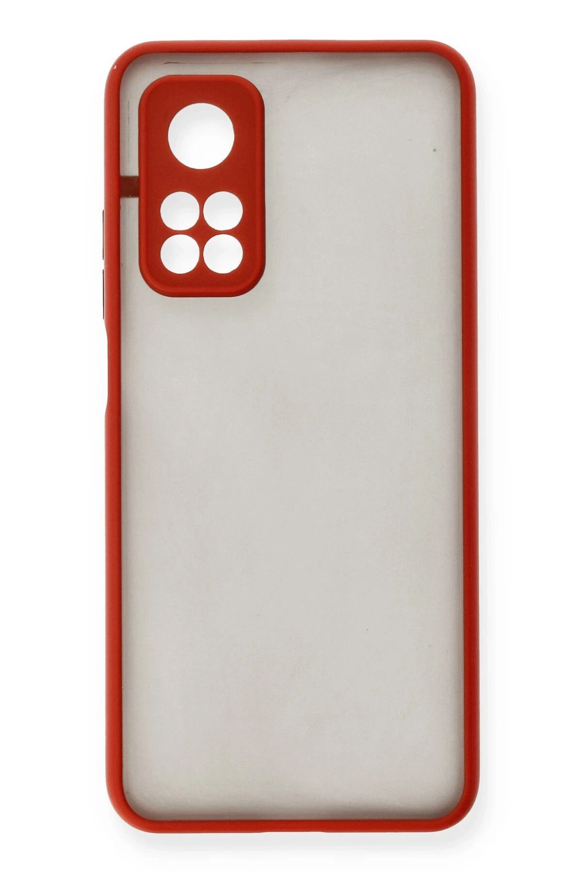 NewFace Xiaomi Mi 10T Kılıf Montreal Silikon Kapak - Kırmızı BSTMY