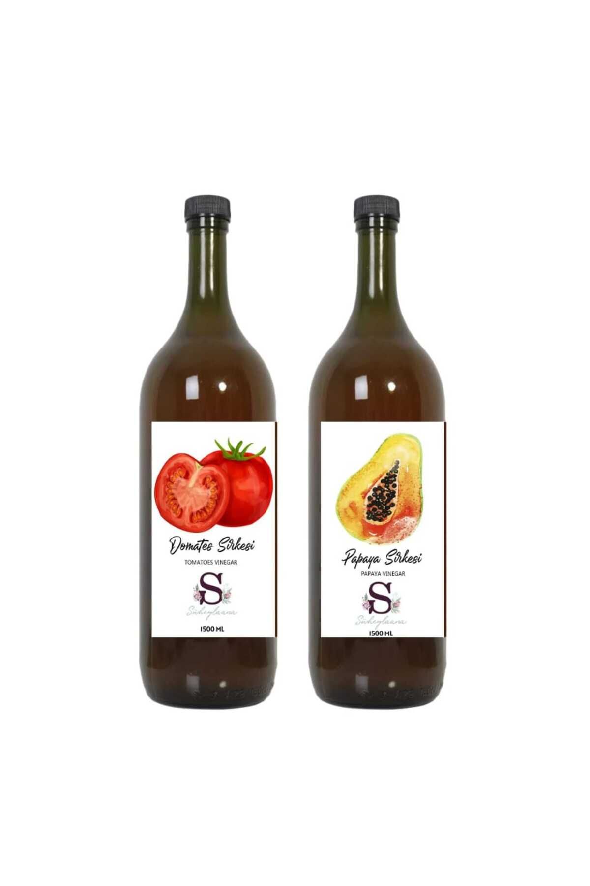 Süheylaana Doğal Domates Sirkesi 1500 Ml - Doğal Papaya Sirkesi 1500 Ml