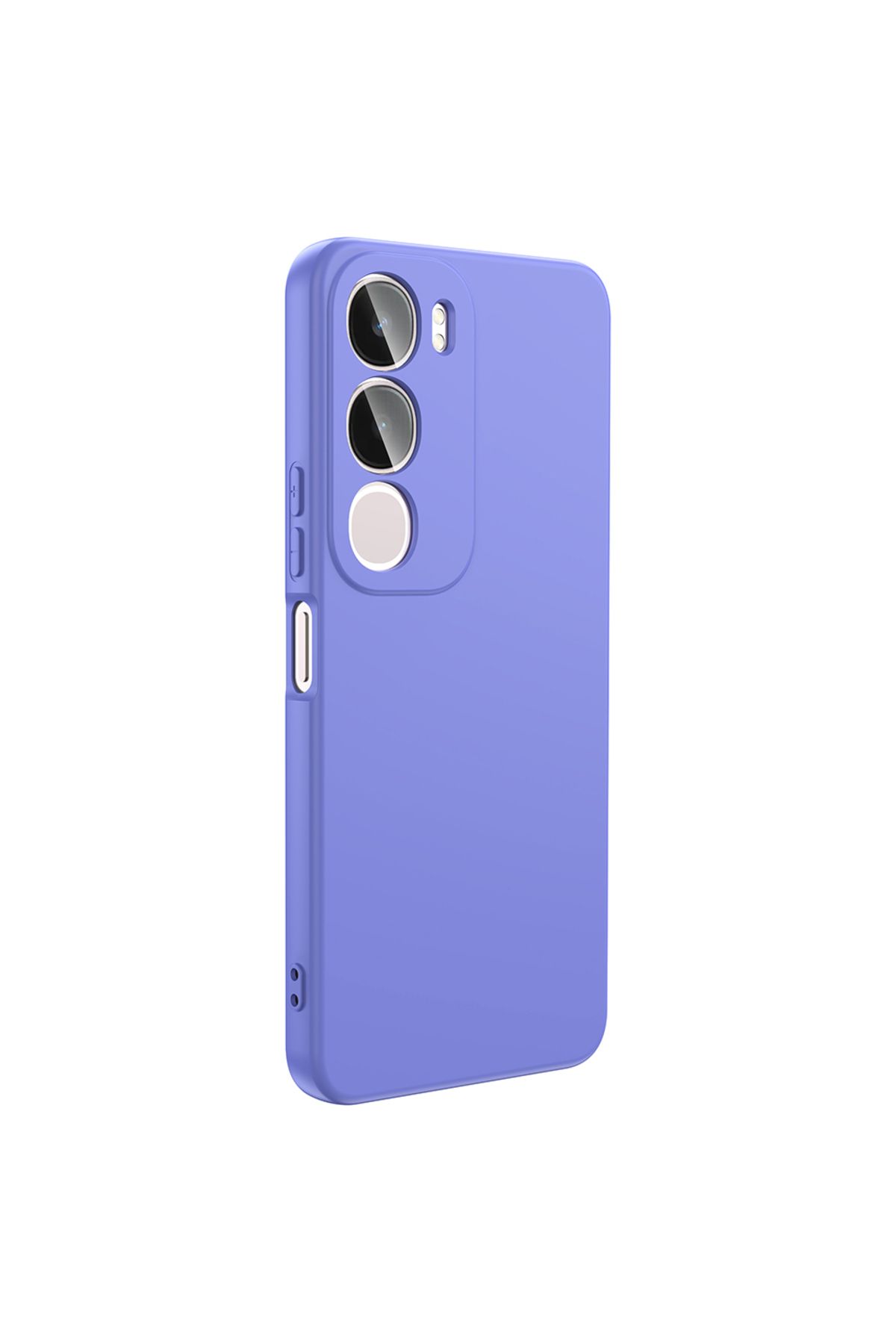 KılıfShop Vivo Y19S uyumlu Kılıf Lansman İçi Kadife Silikon Lila
