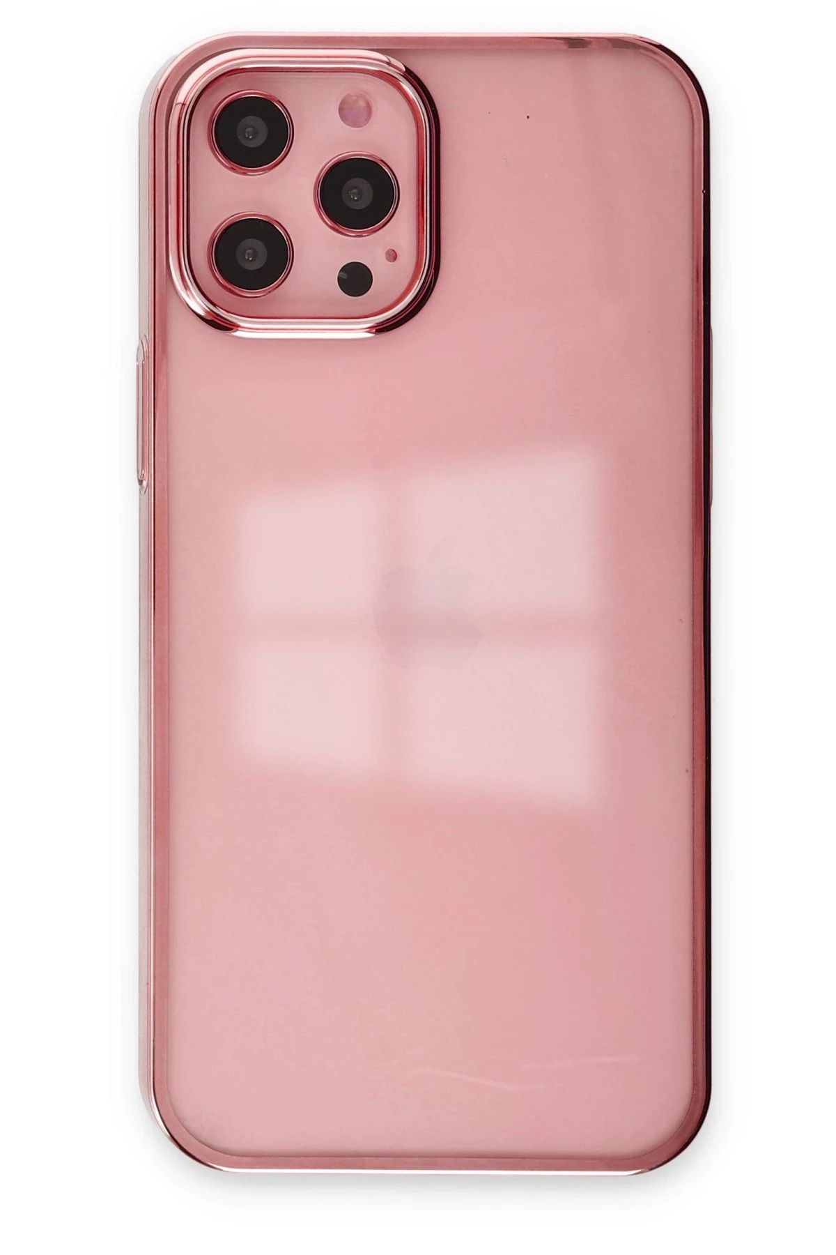 NewFace iPhone 12 Pro Max Kılıf Element Silikon - Pembe YNSMR