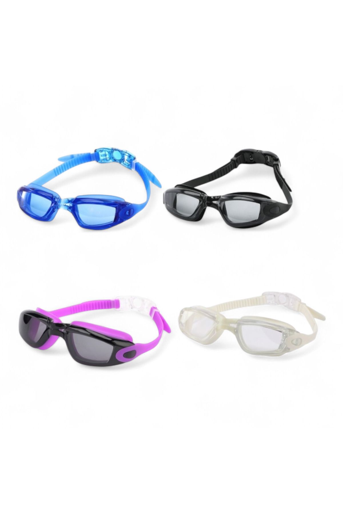 Peda Toy Silikon Yüzücü Gözlüğü (Buğu Önleyici & Uv Filtre) G802DM
