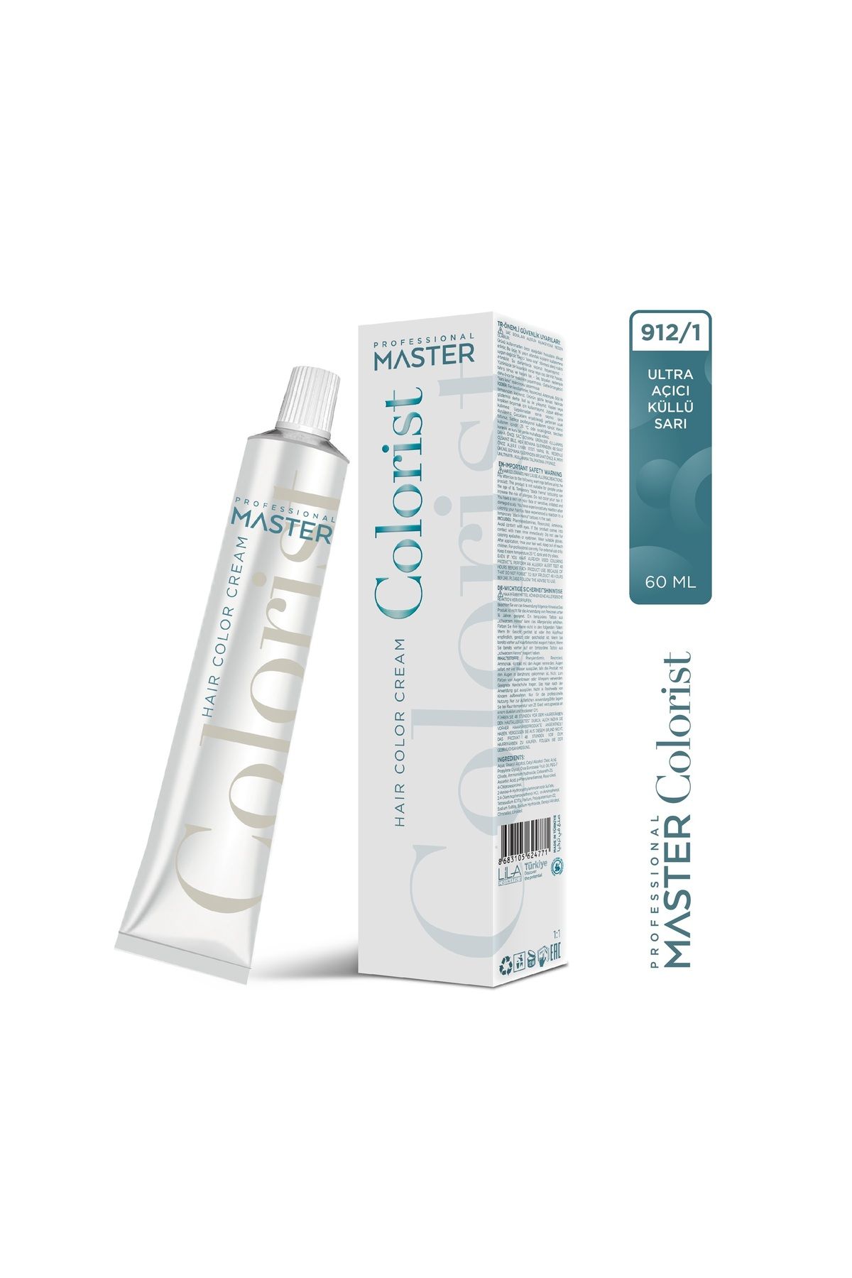 MUK's Beauty Tools MASTER COLORIST 60 ml Tüp Boya Saç Boyası 60 Renk Kuaför 3