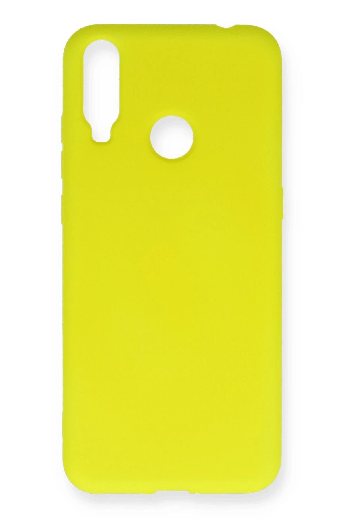 NewFace General Mobile GM 10 Kılıf Nano içi Kadife Silikon - Sarı MRAYD
