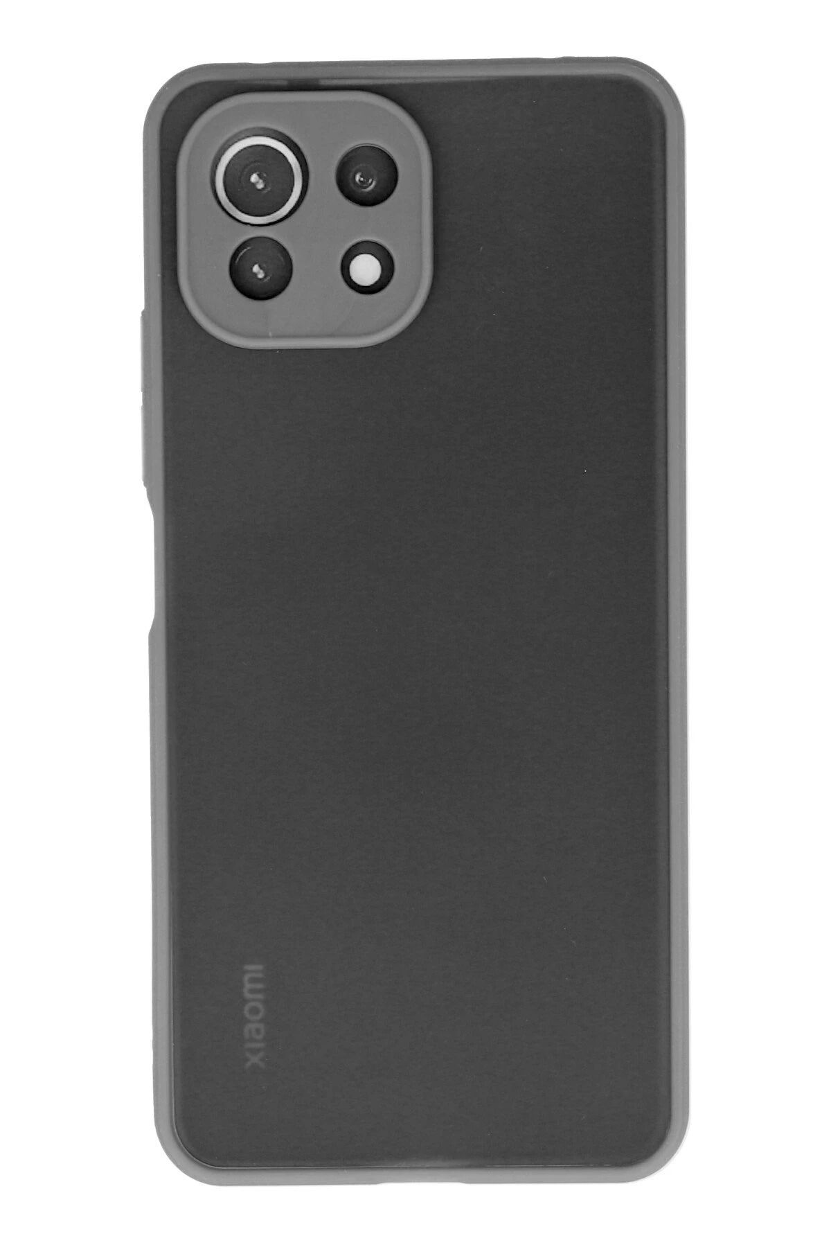 NewFace Xiaomi Mİ 11 Lite Kılıf Montreal Silikon Kapak - Gri LZWDR