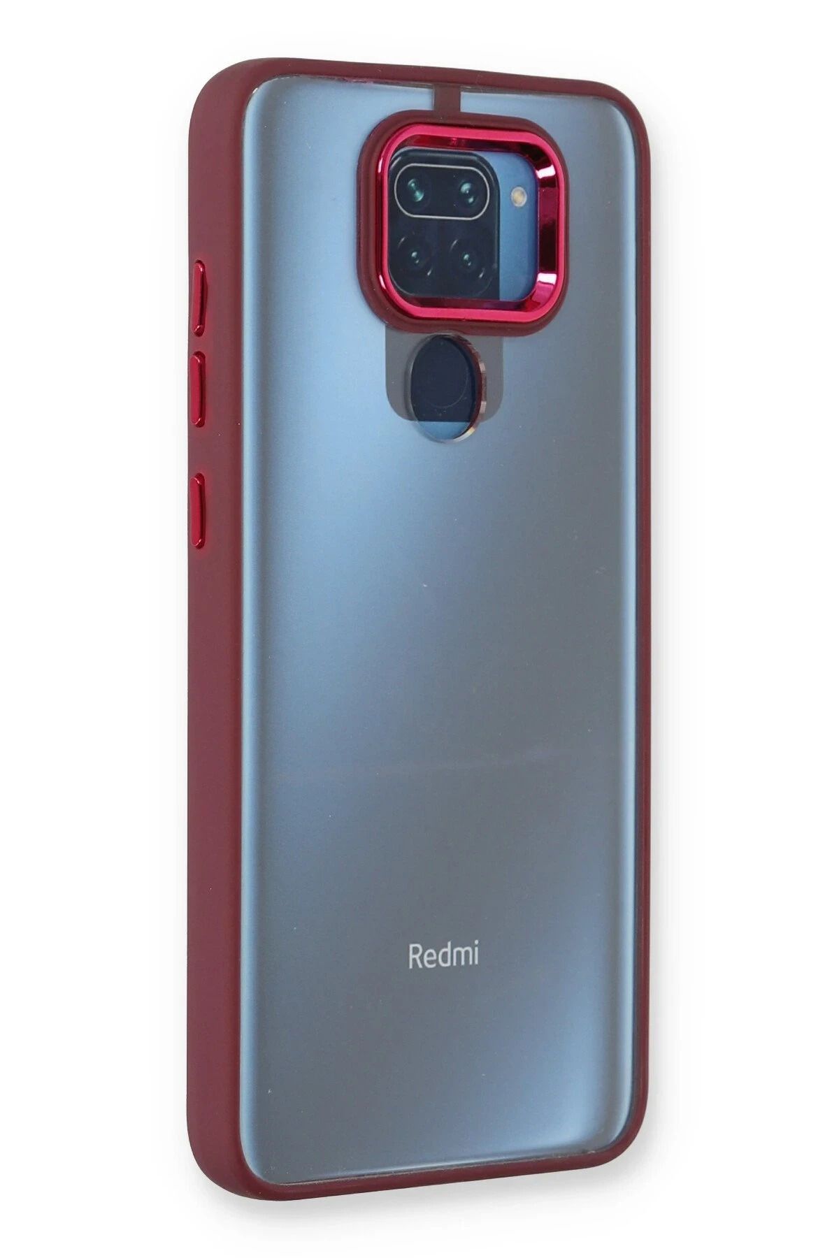NewFace Xiaomi Redmi Note 9 Kılıf Dora Kapak - Kırmızı NRMSA