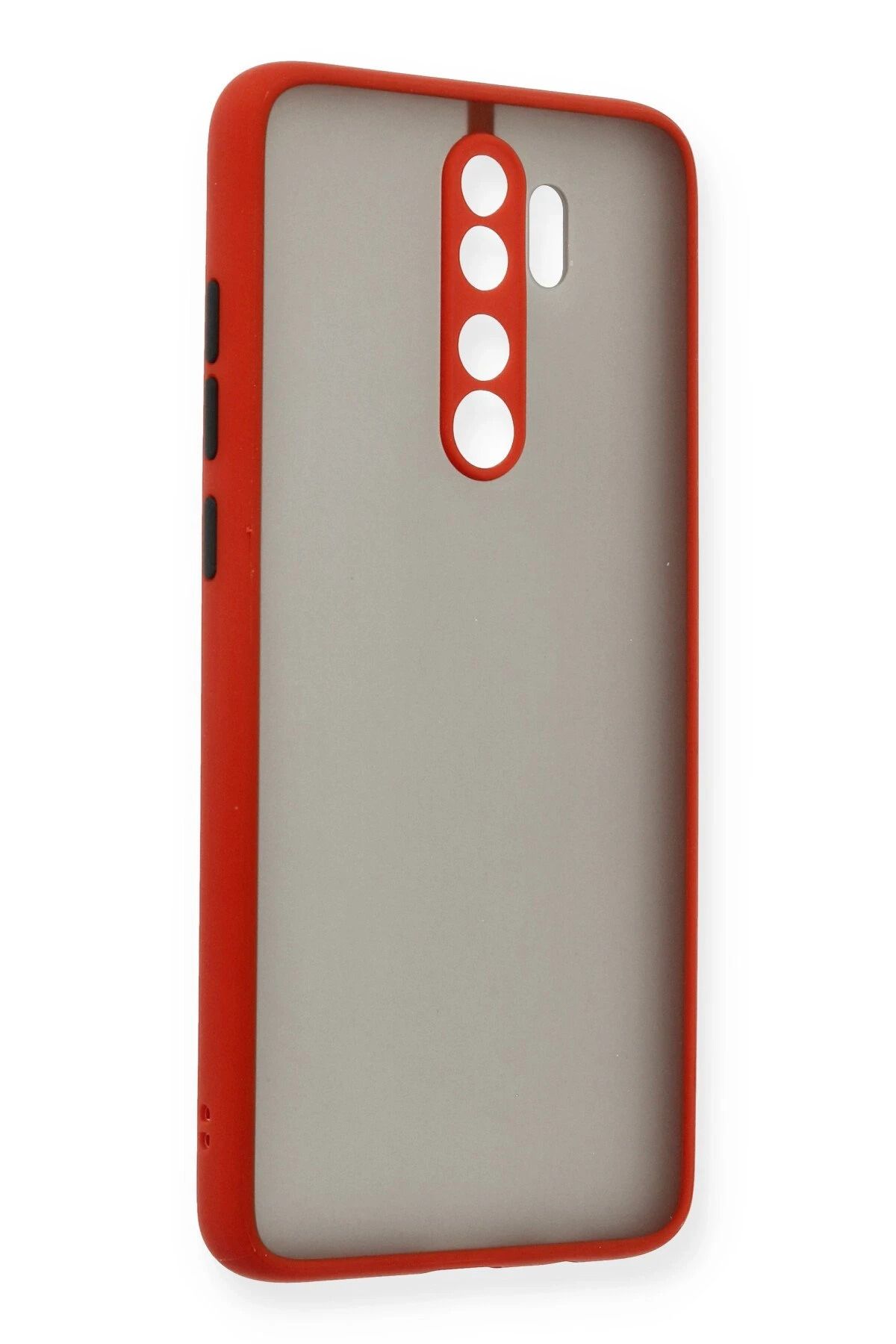 NewFace Xiaomi Redmi Note 8 Pro Kılıf Montreal Silikon Kapak - Kırmızı BSTMY