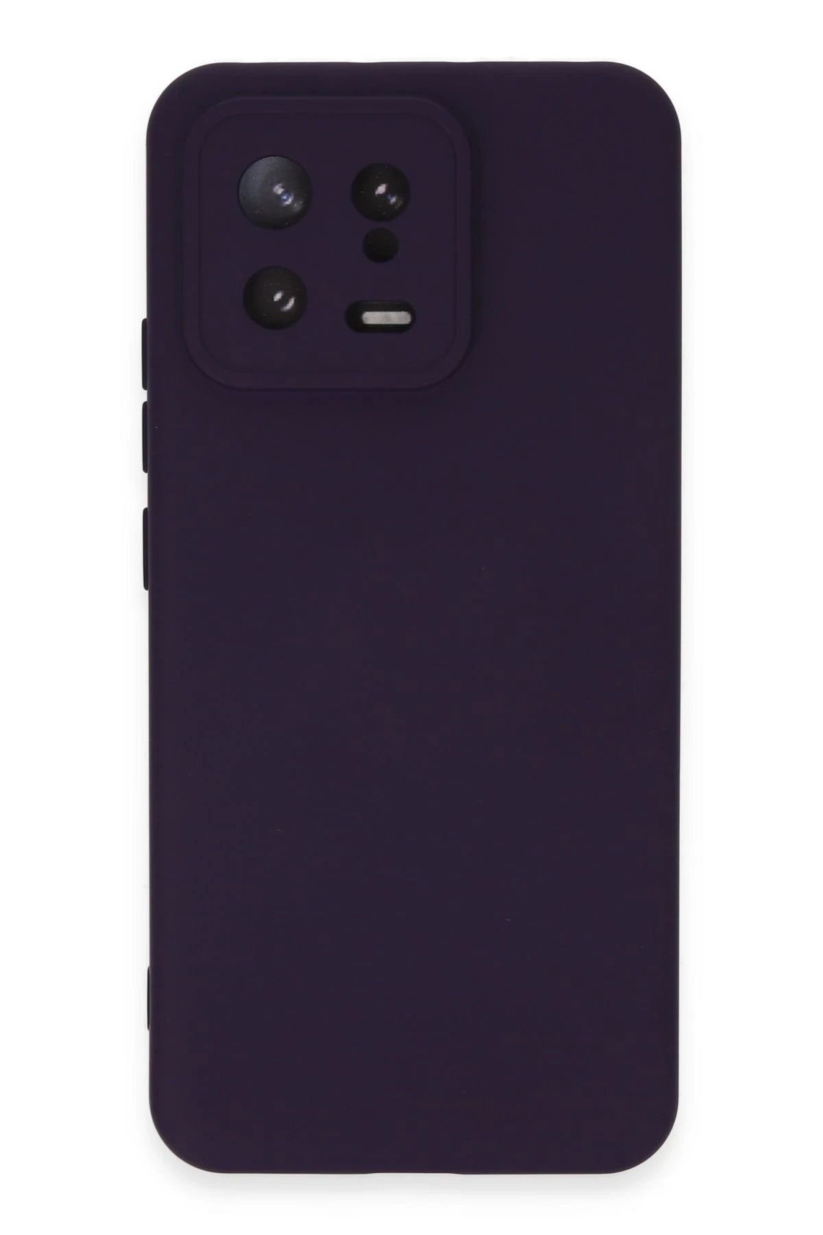 NewFace Xiaomi Mi 13 Kılıf Nano içi Kadife Silikon - Mor JOJUA