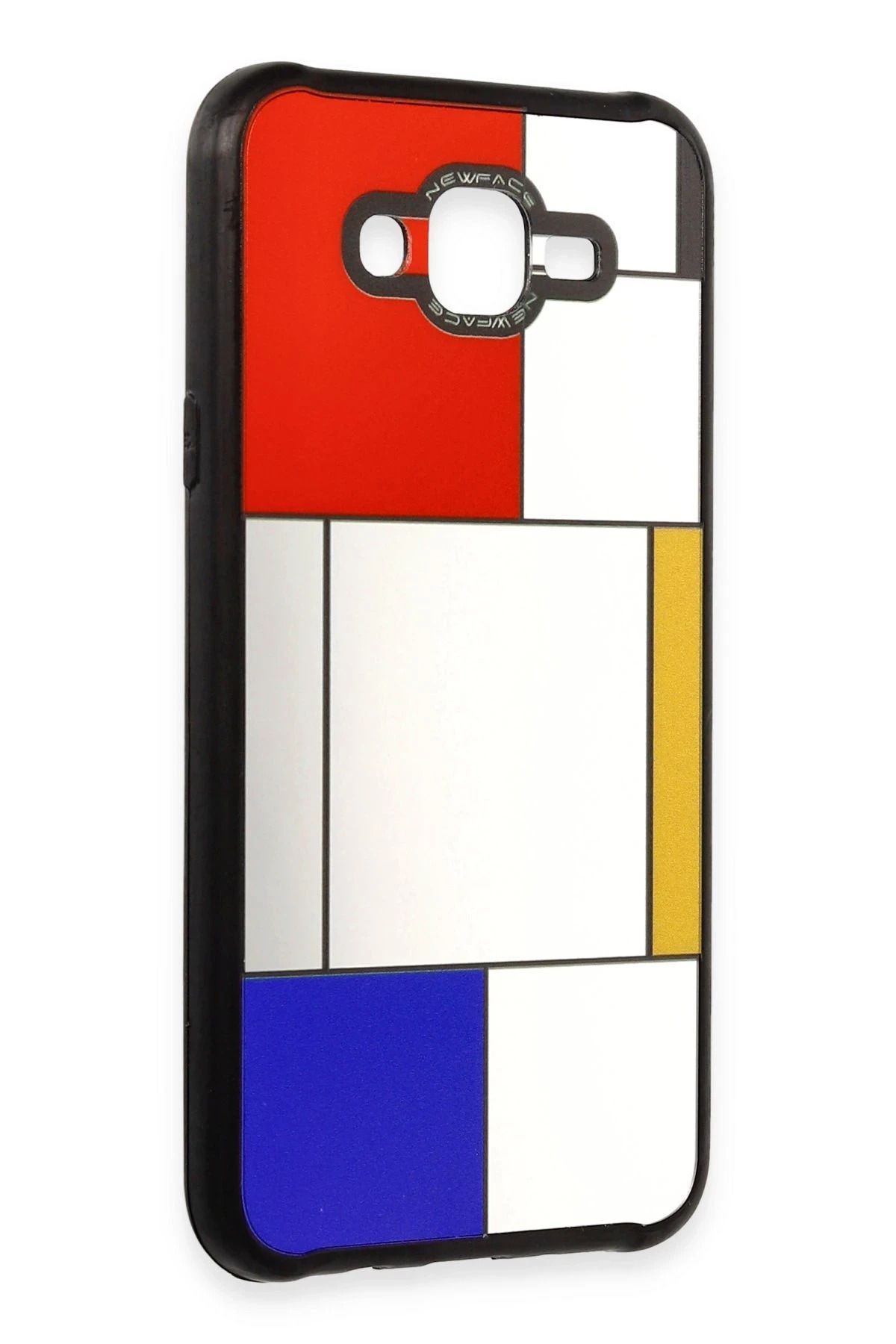 NewFace Samsung Galaxy J7 Kılıf Mirror Desenli Kapak - Mirror - 9 INSLM