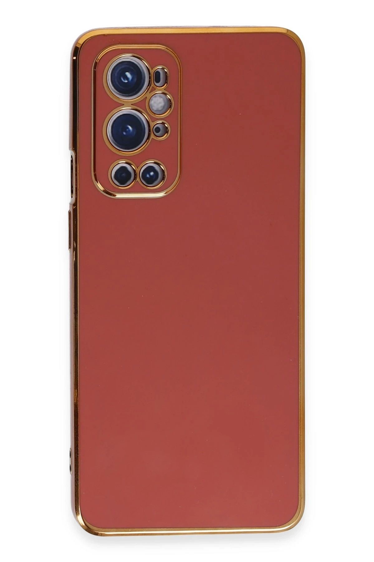 NewFace One Plus 9 Pro Kılıf Volet Silikon - Kırmızı BSTMY