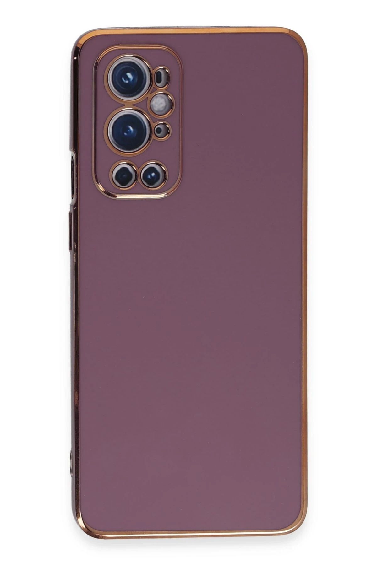 NewFace One Plus 9 Pro Kılıf Volet Silikon - Mor BSTMY