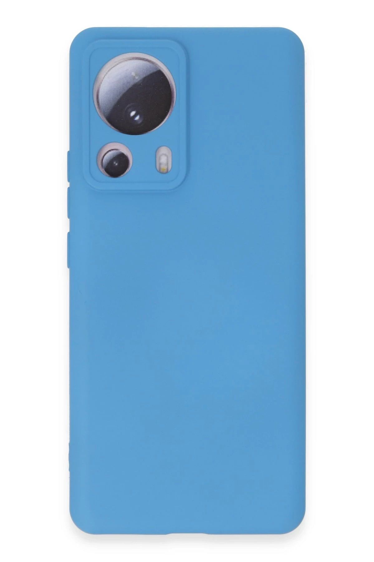 NewFace Xiaomi Mi 13 Lite Kılıf Nano içi Kadife Silikon - Mavi JOJUA