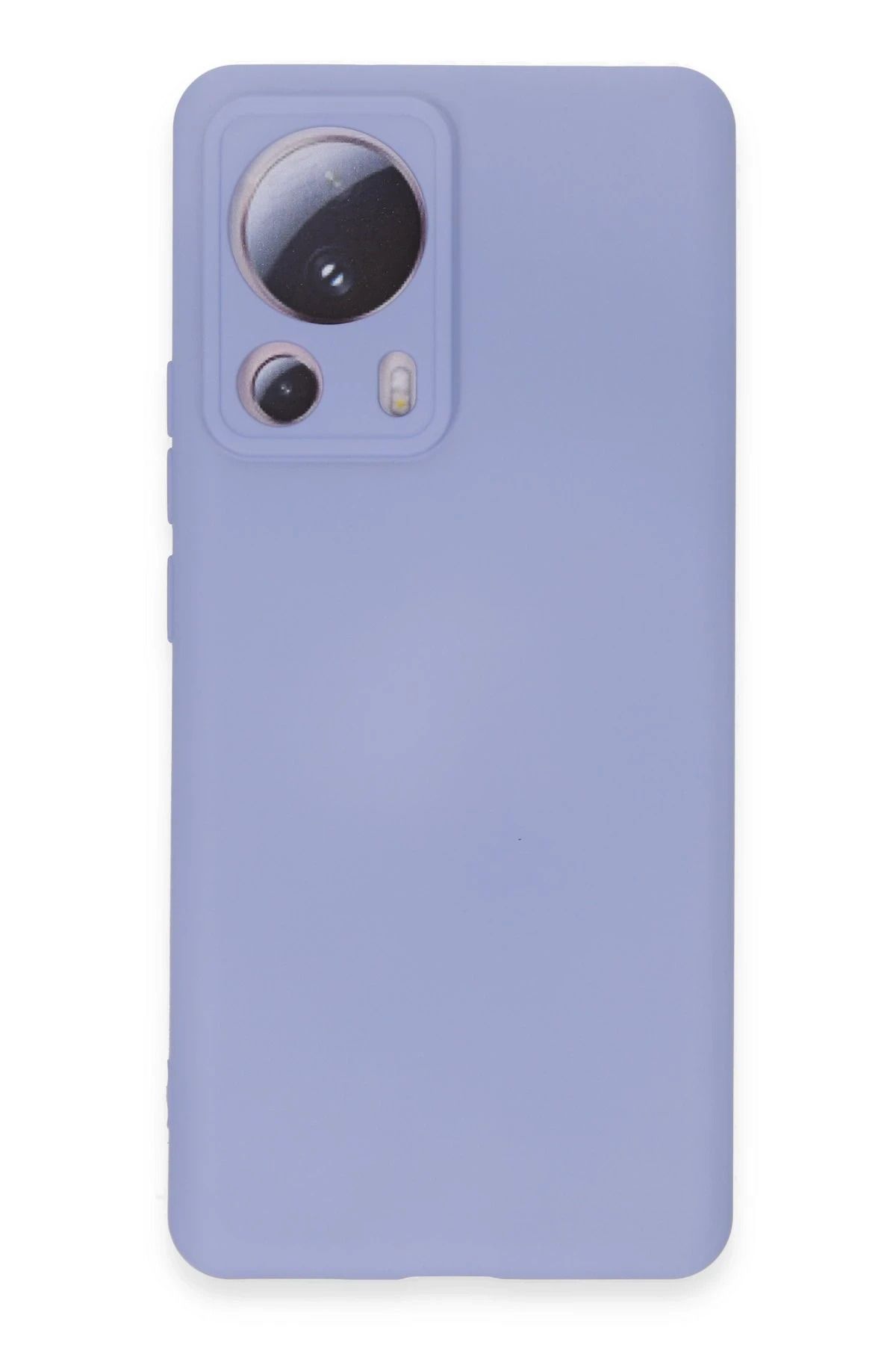 NewFace Xiaomi Mi 13 Lite Kılıf Nano içi Kadife Silikon - Lila JOJUA