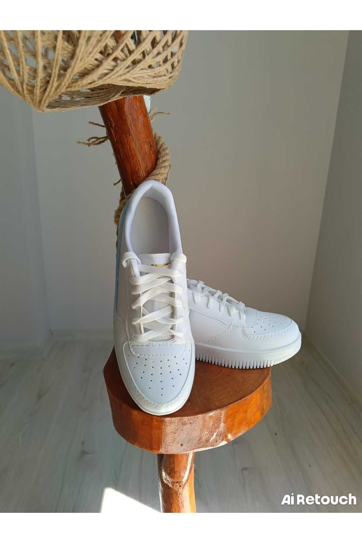 KING SEZAR Beyaz Sneaker Spor Ayakkabı Erkek Spor Ayakkabı