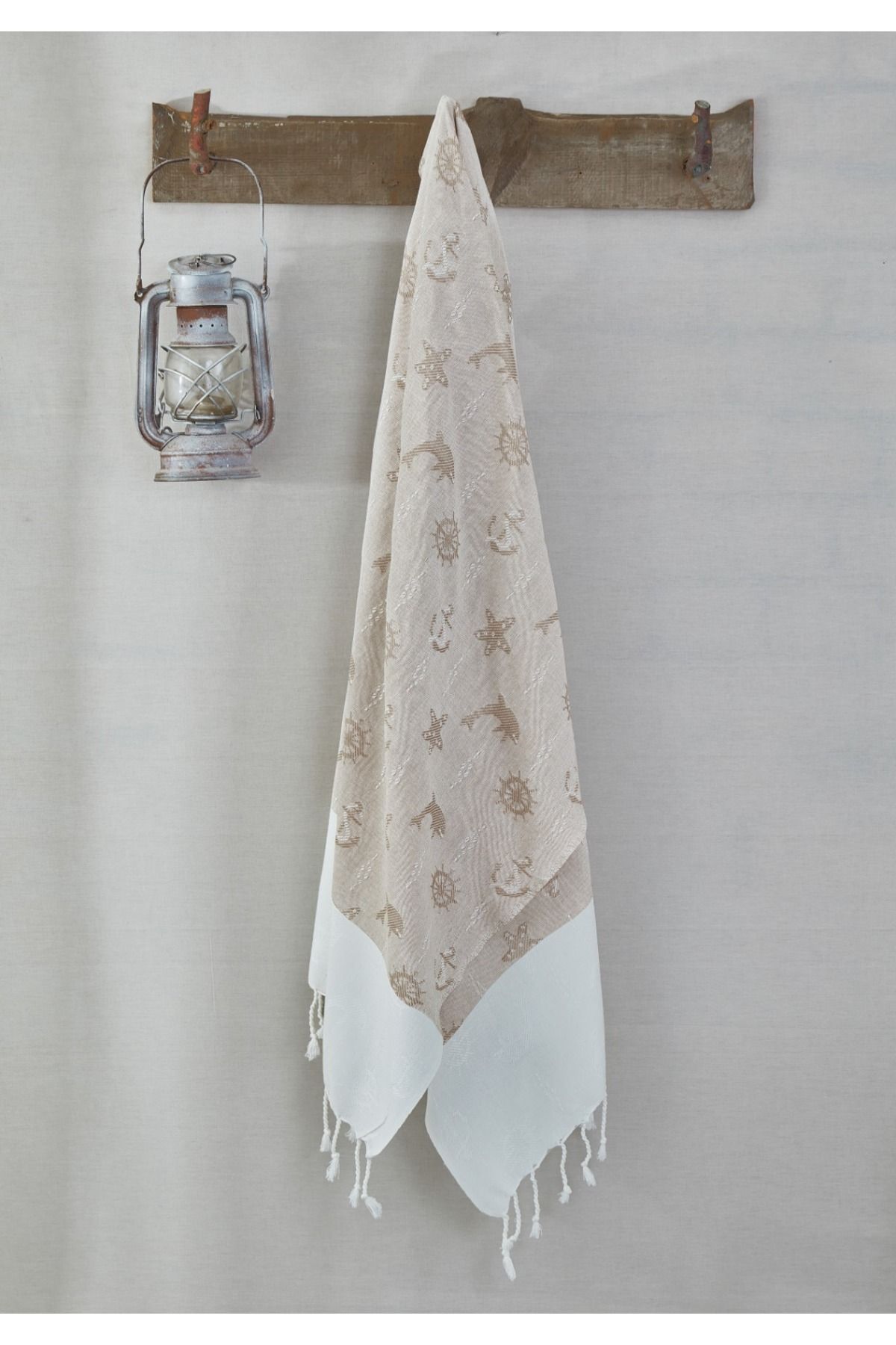 ARVEN HOME COLLECTİON %100 PAMUK DENİZCİ DESEN PEŞTEMAL 170x200 CM