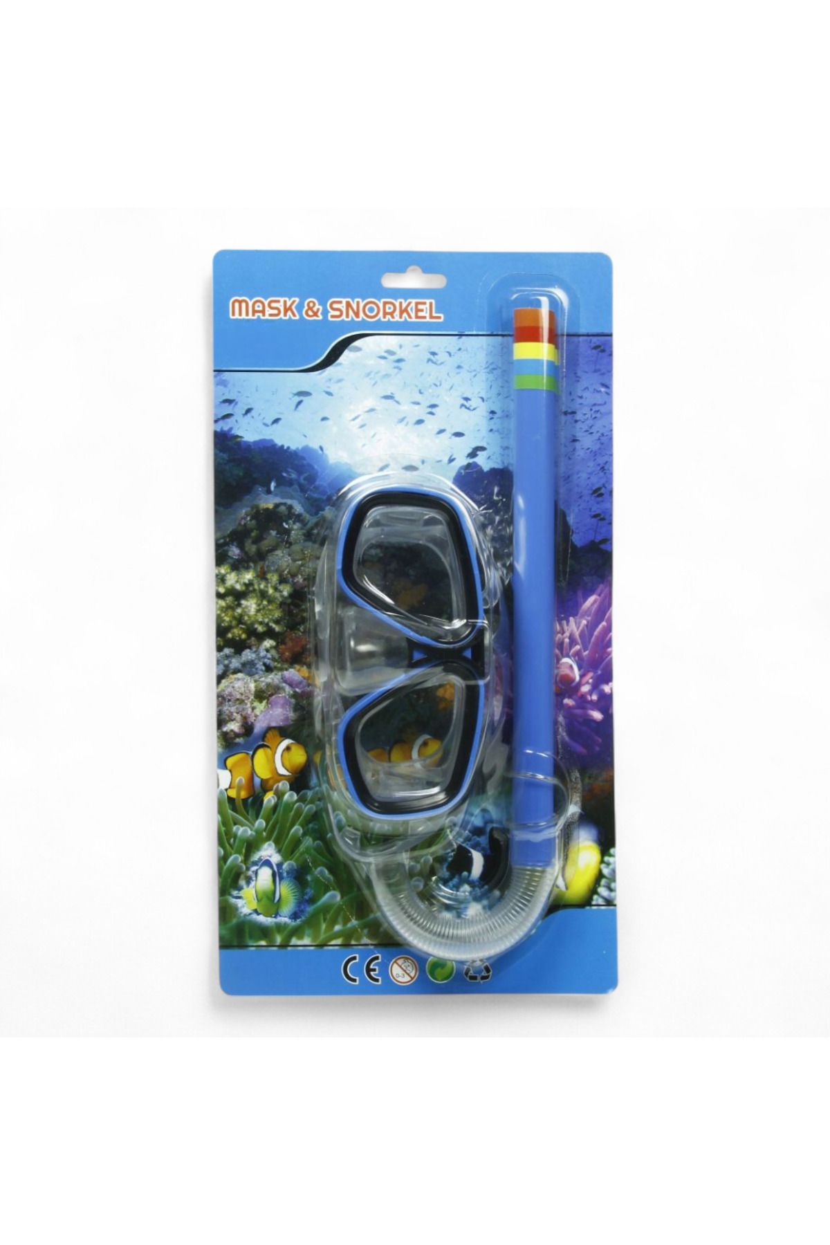Peda Toy Kartela Yüzücü Maskesi Şnorkel Seti