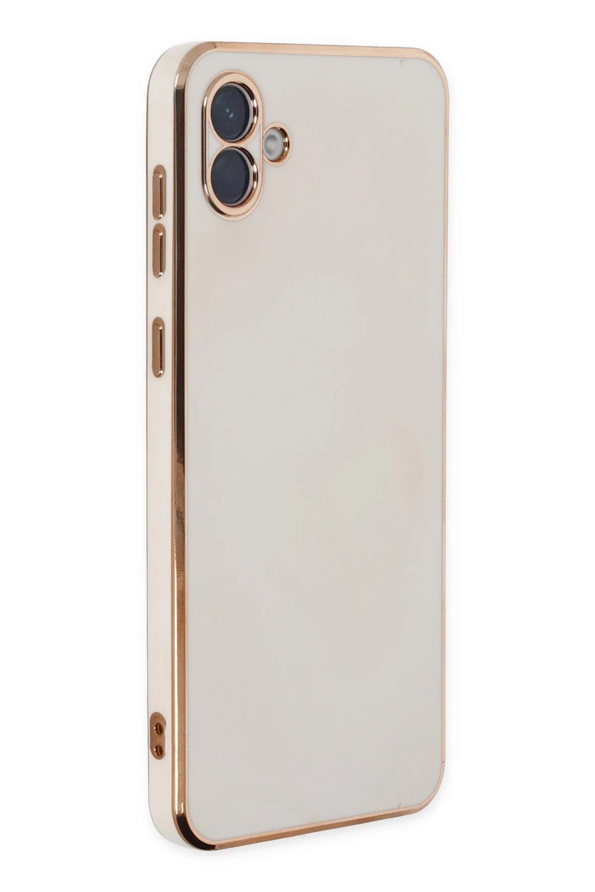 NewFace Samsung Galaxy A04 Kılıf Volet Silikon - Beyaz JOJUA