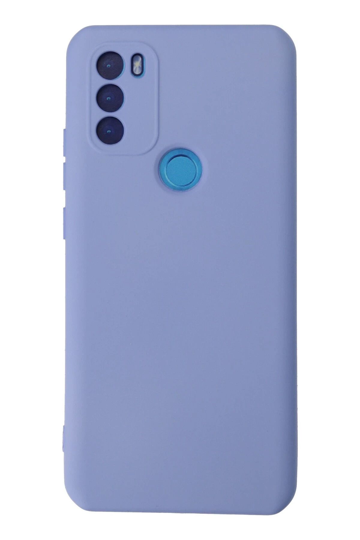 NewFace General Mobile GM 21 Plus Kılıf Uyumluiçi Kadife Silikon - Lila JOJUA